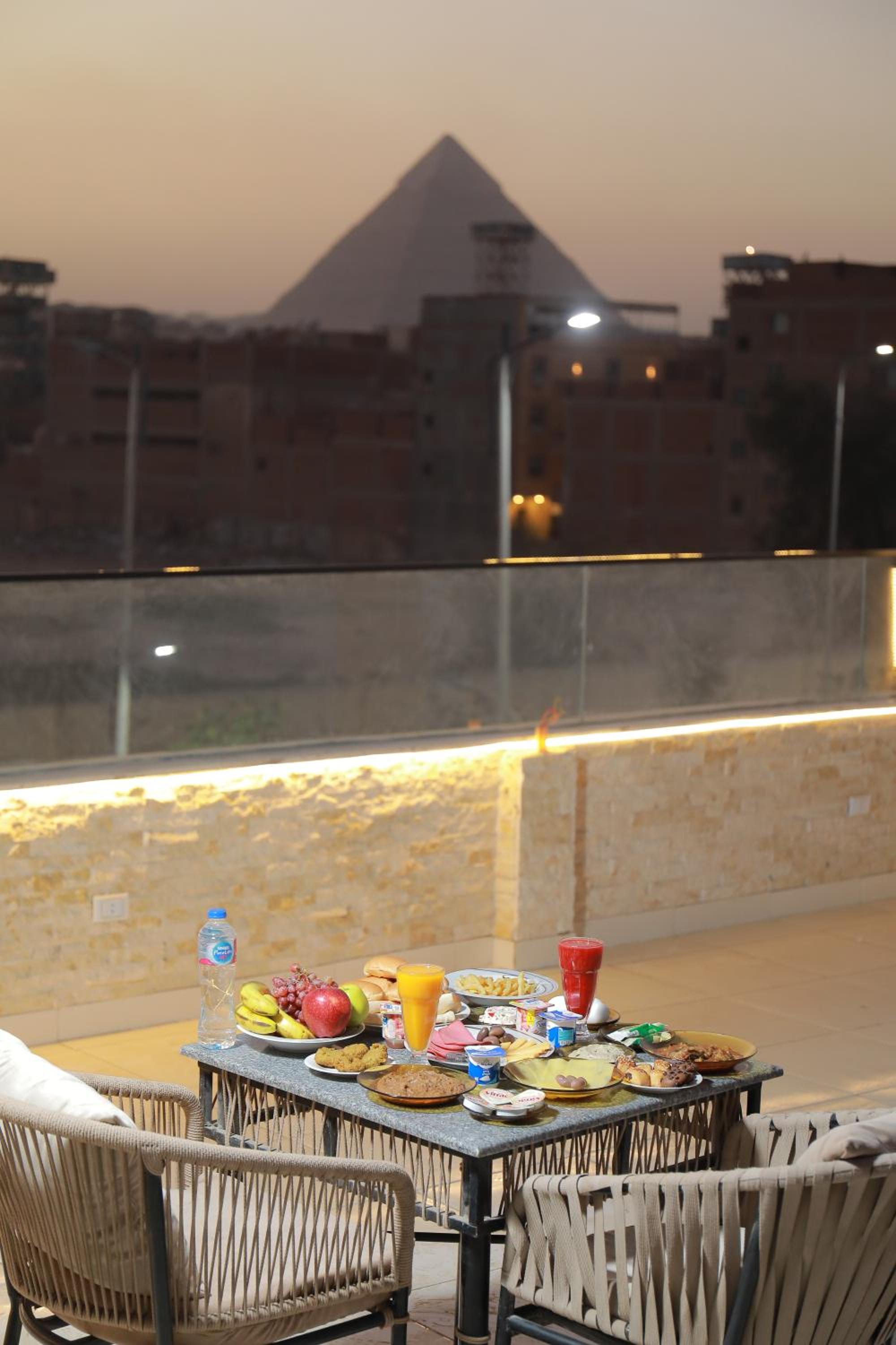 Brilliant pyramids view