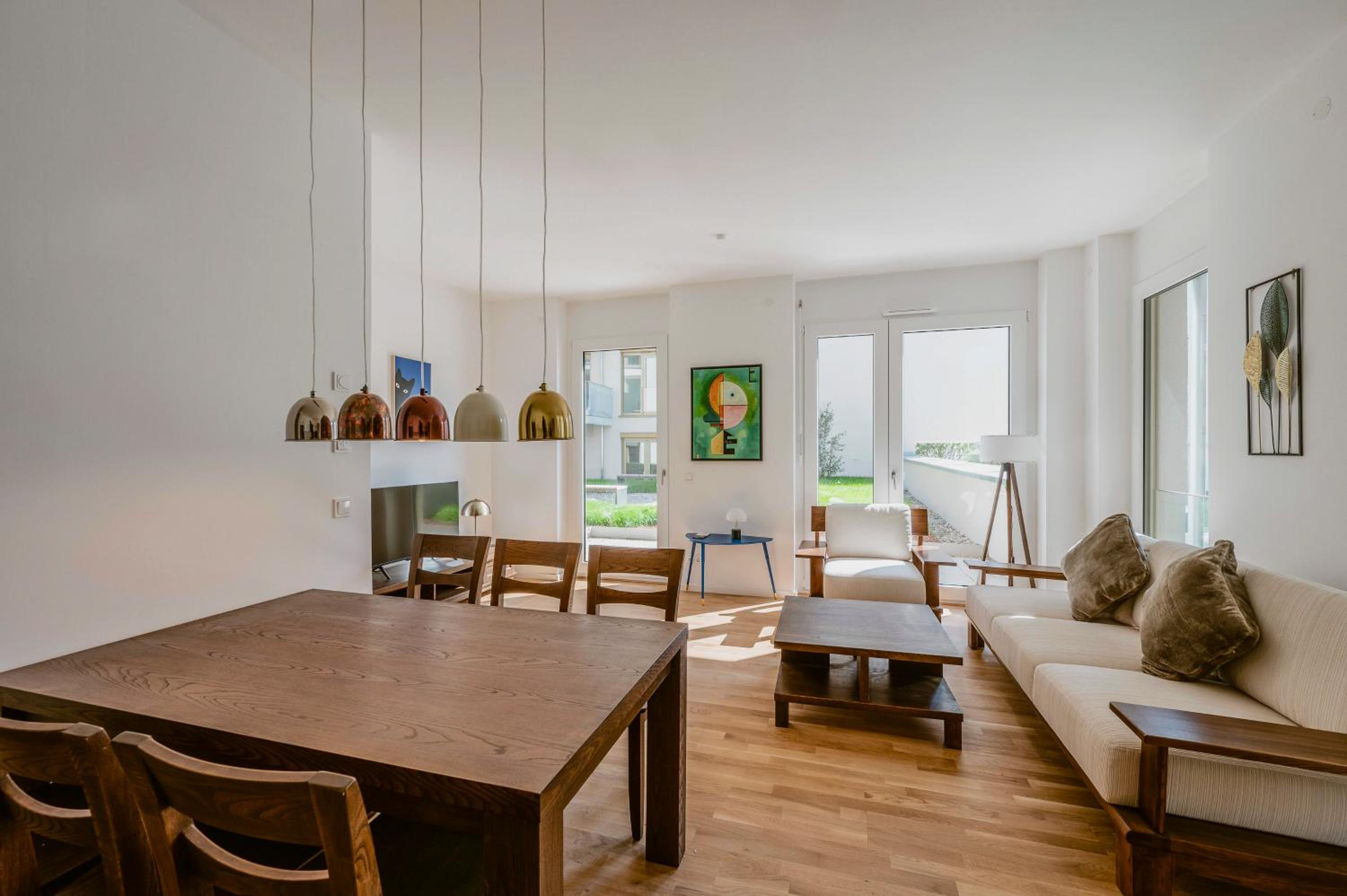 EXQUIS Artistic 2BR-Apartment EAMES I Garden I Family-friendly I Parking I Home Office