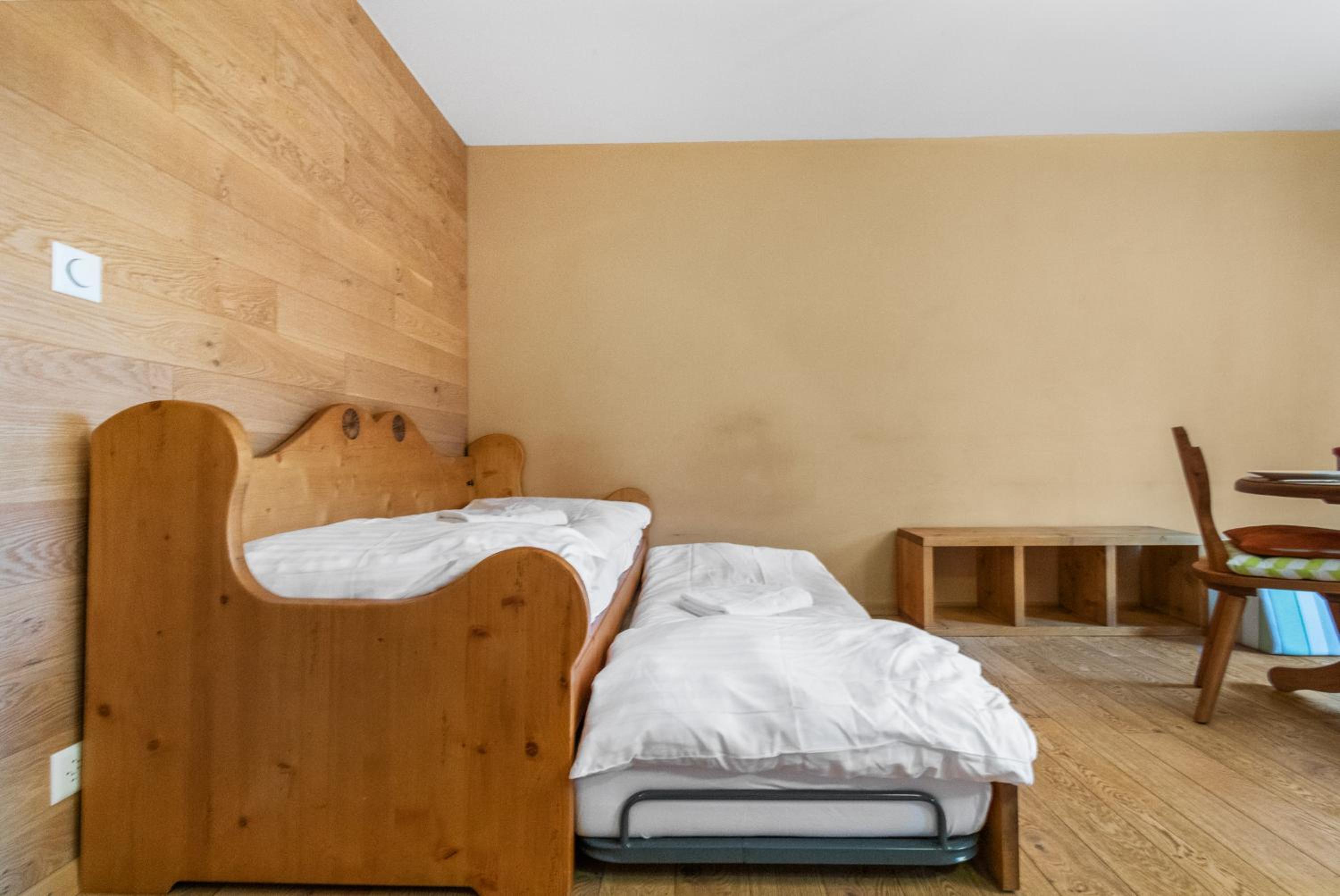 Chaleureux studio avec vue sur les montagnes