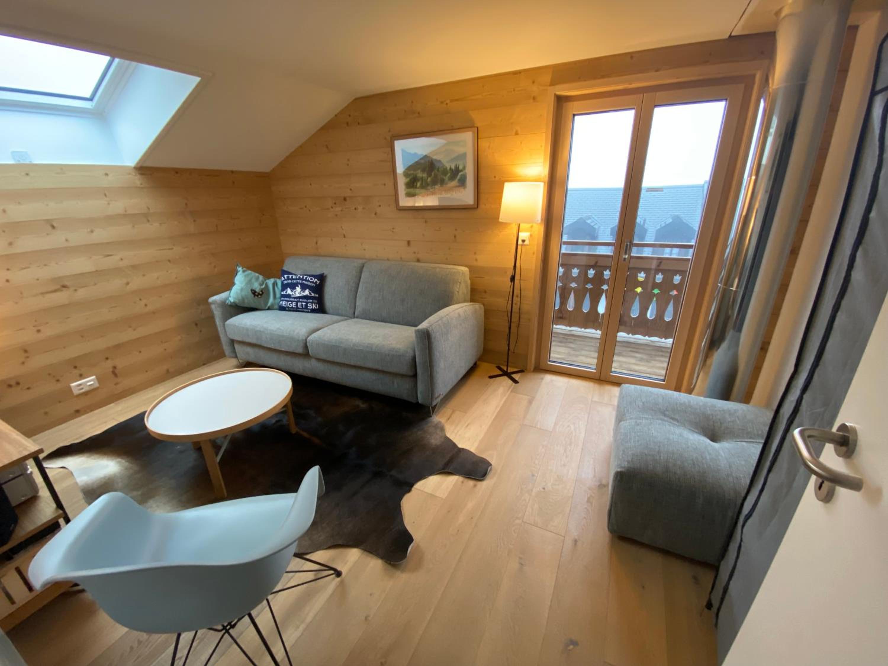Chalet L'Adret, 3,5 pièces dans les combles.