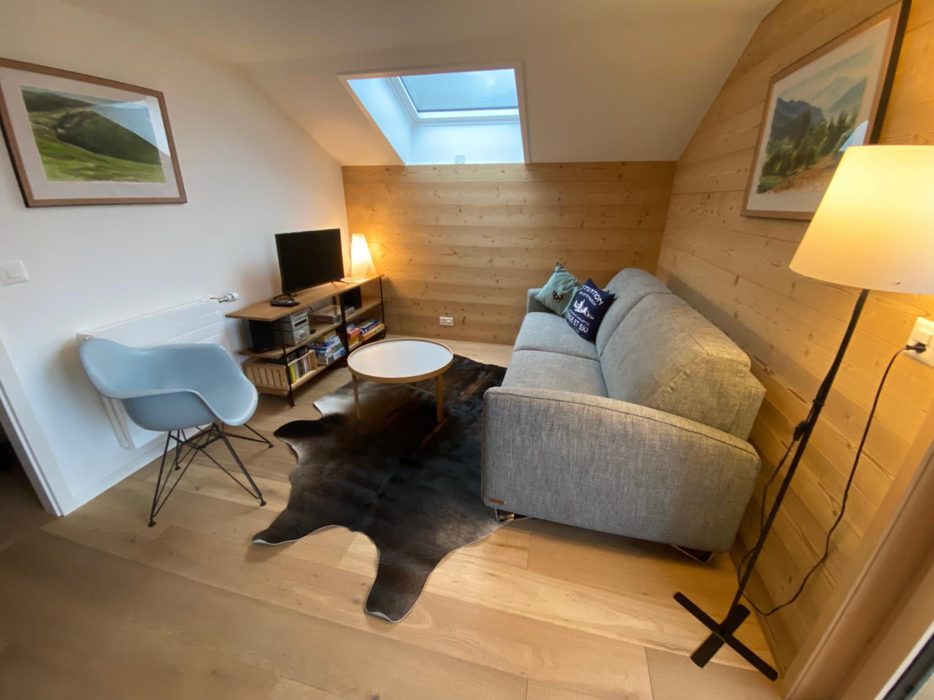 Chalet L'Adret, 3,5 pièces dans les combles.