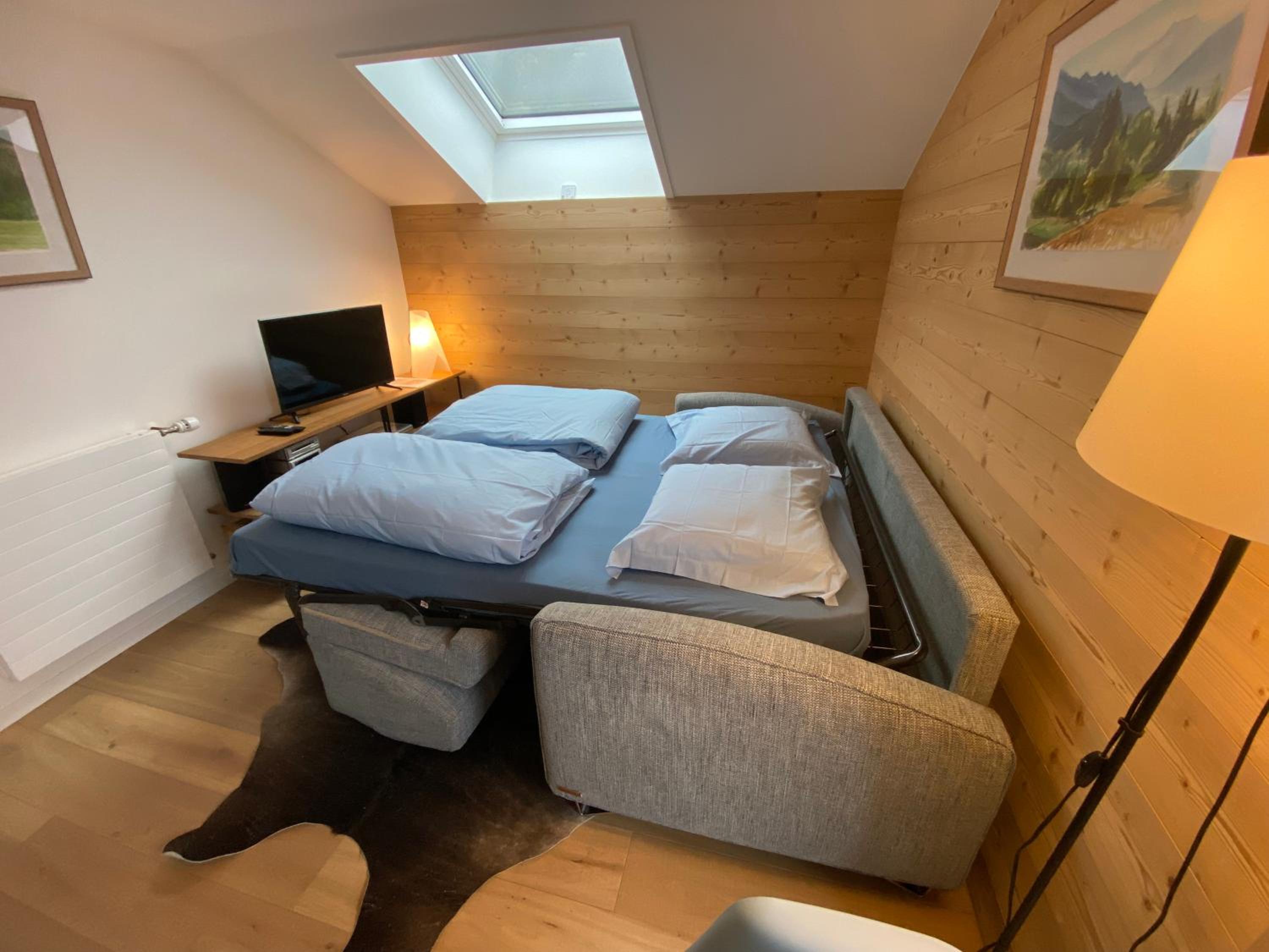 Chalet L'Adret, 3,5 pièces dans les combles.