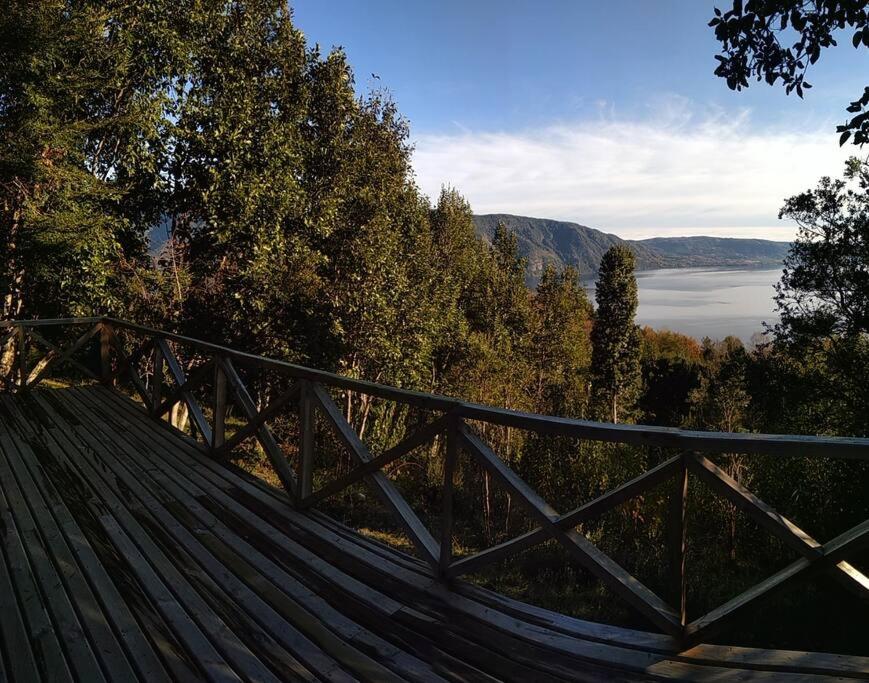 Cabaña con vista al Lago Colico