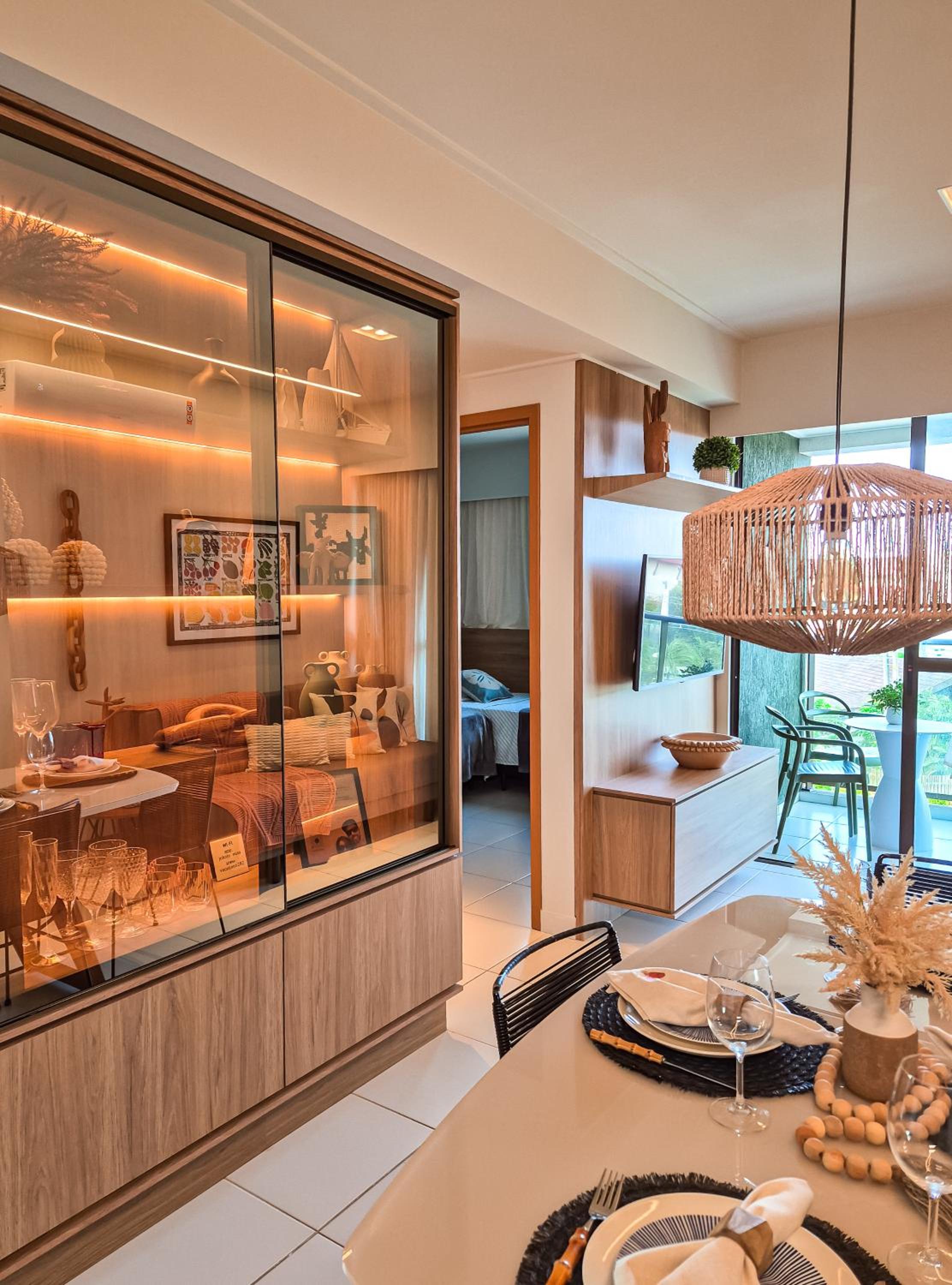 Flat Luxo Oasis do Mana 350m da praia, Polo Aquático-2Qts, 2Gar