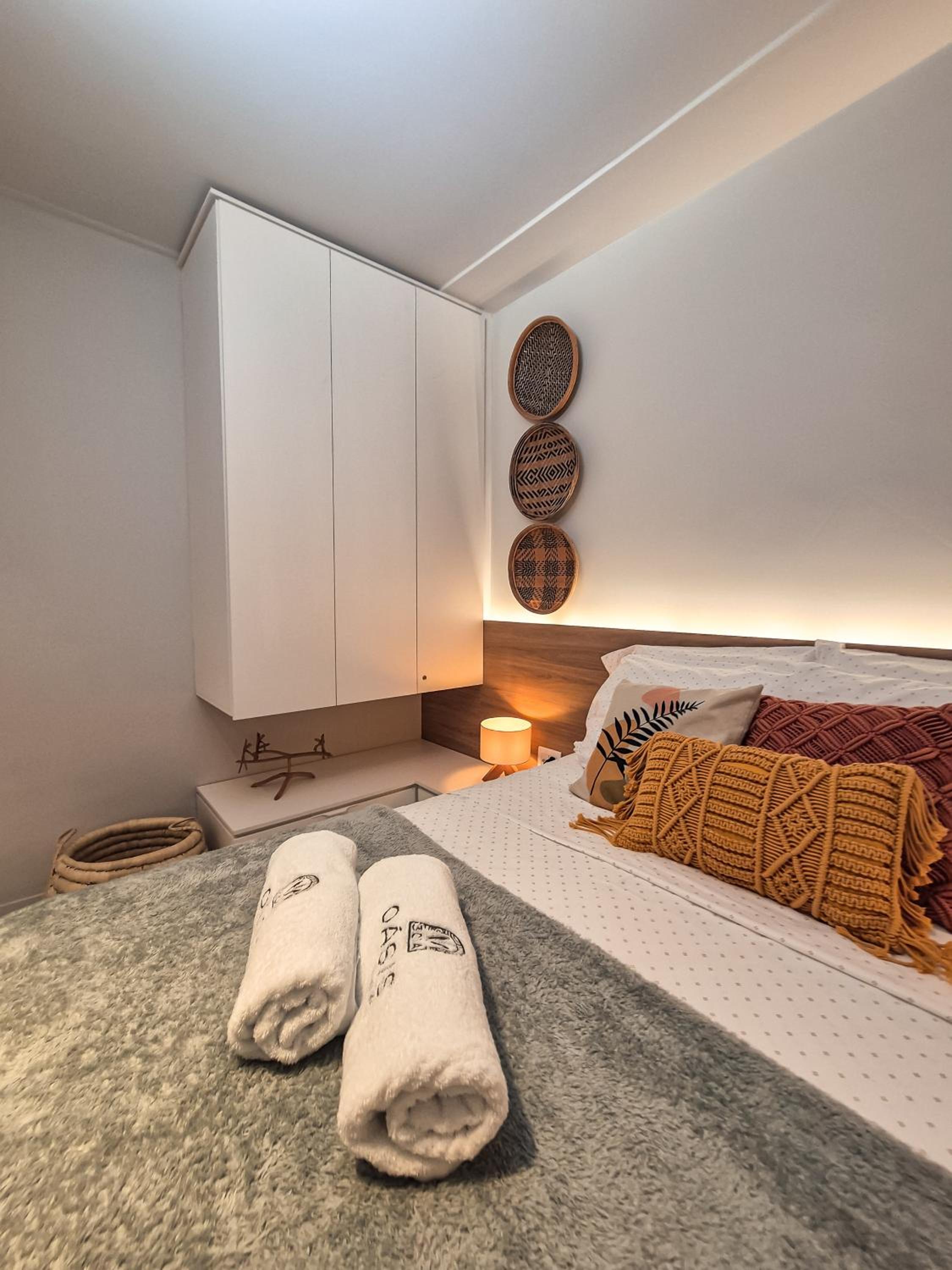Flat Luxo Oasis do Mana 350m da praia, Polo Aquático-2Qts, 2Gar