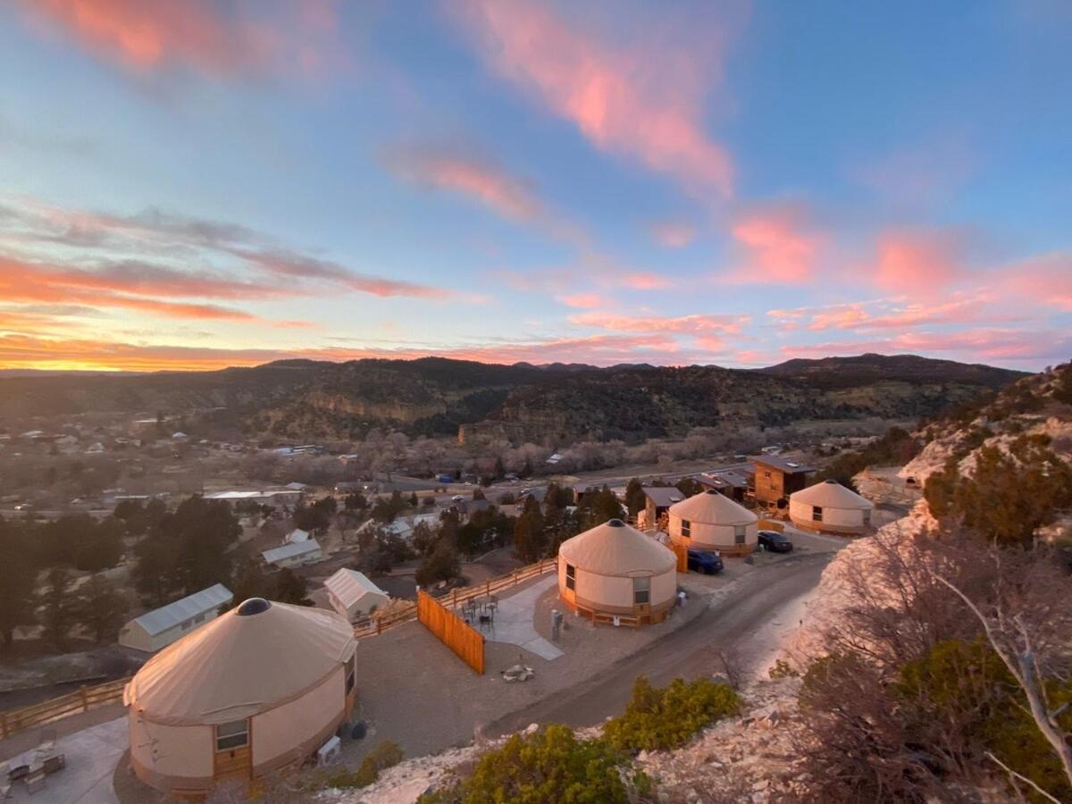 Yurt Overlook #4 with AC and Private Bath 2 Kings view 4