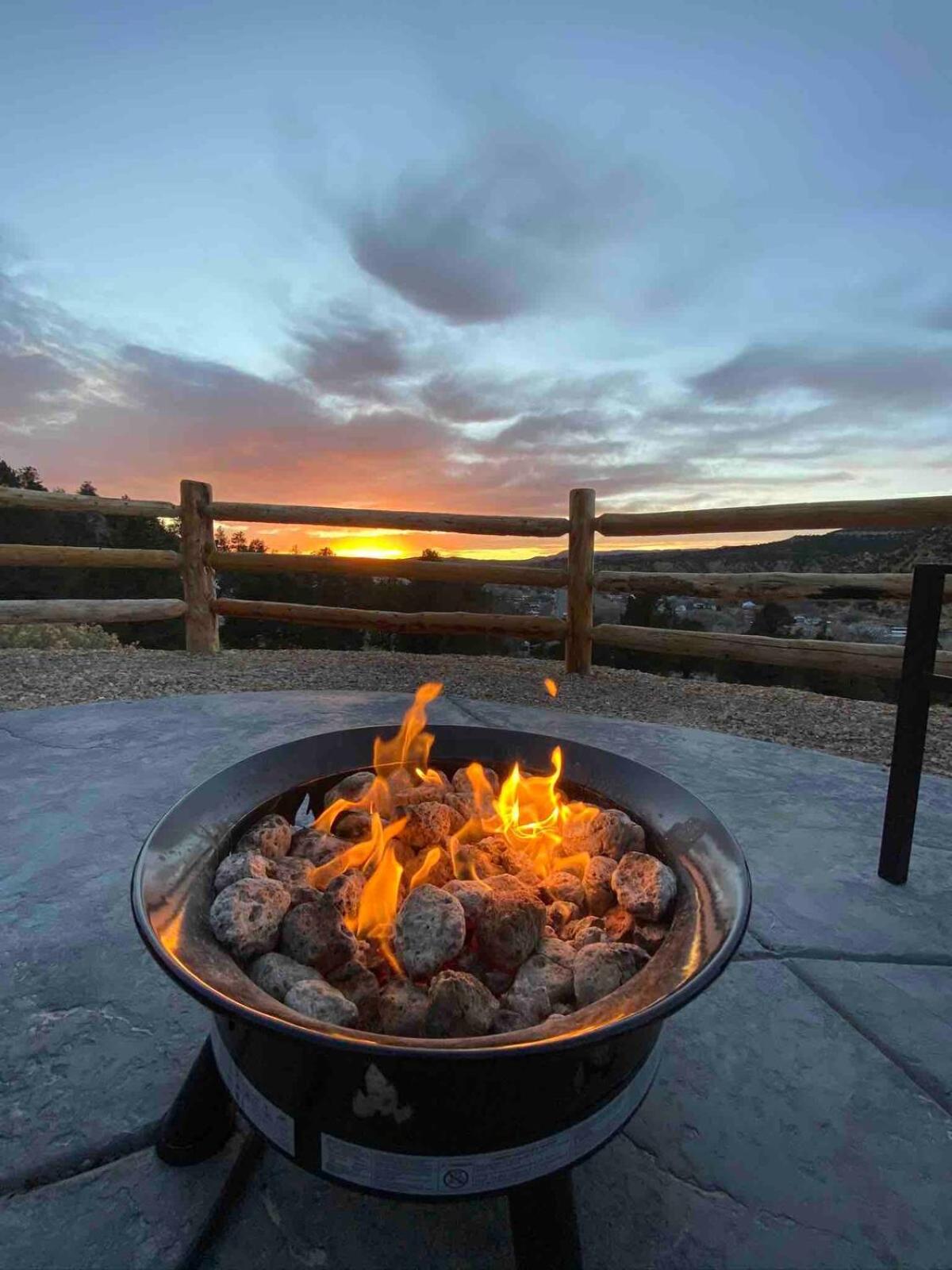 Yurt Overlook #10 with AC and Private Bath 2 Kings view 4