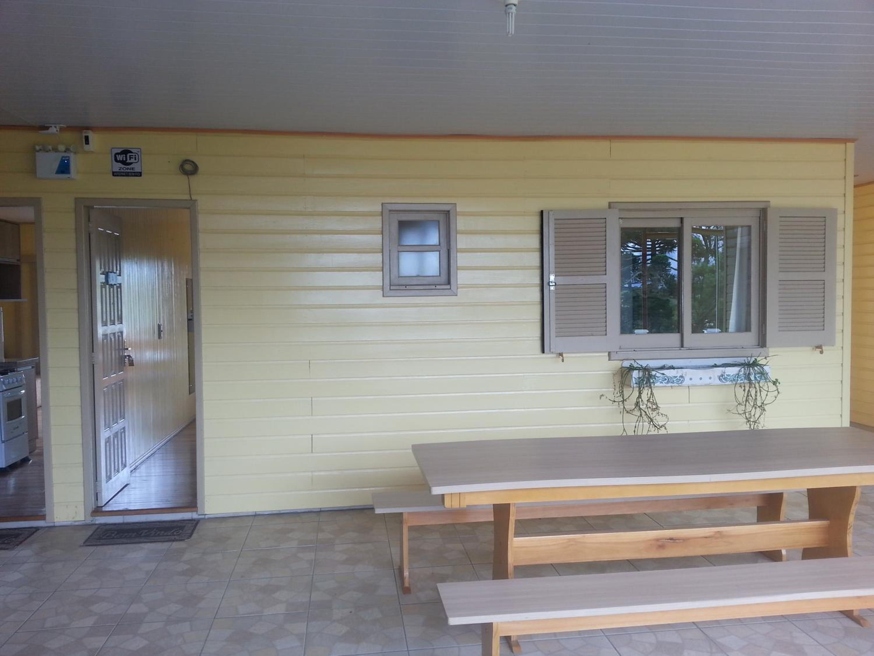 outdoor BBQ area