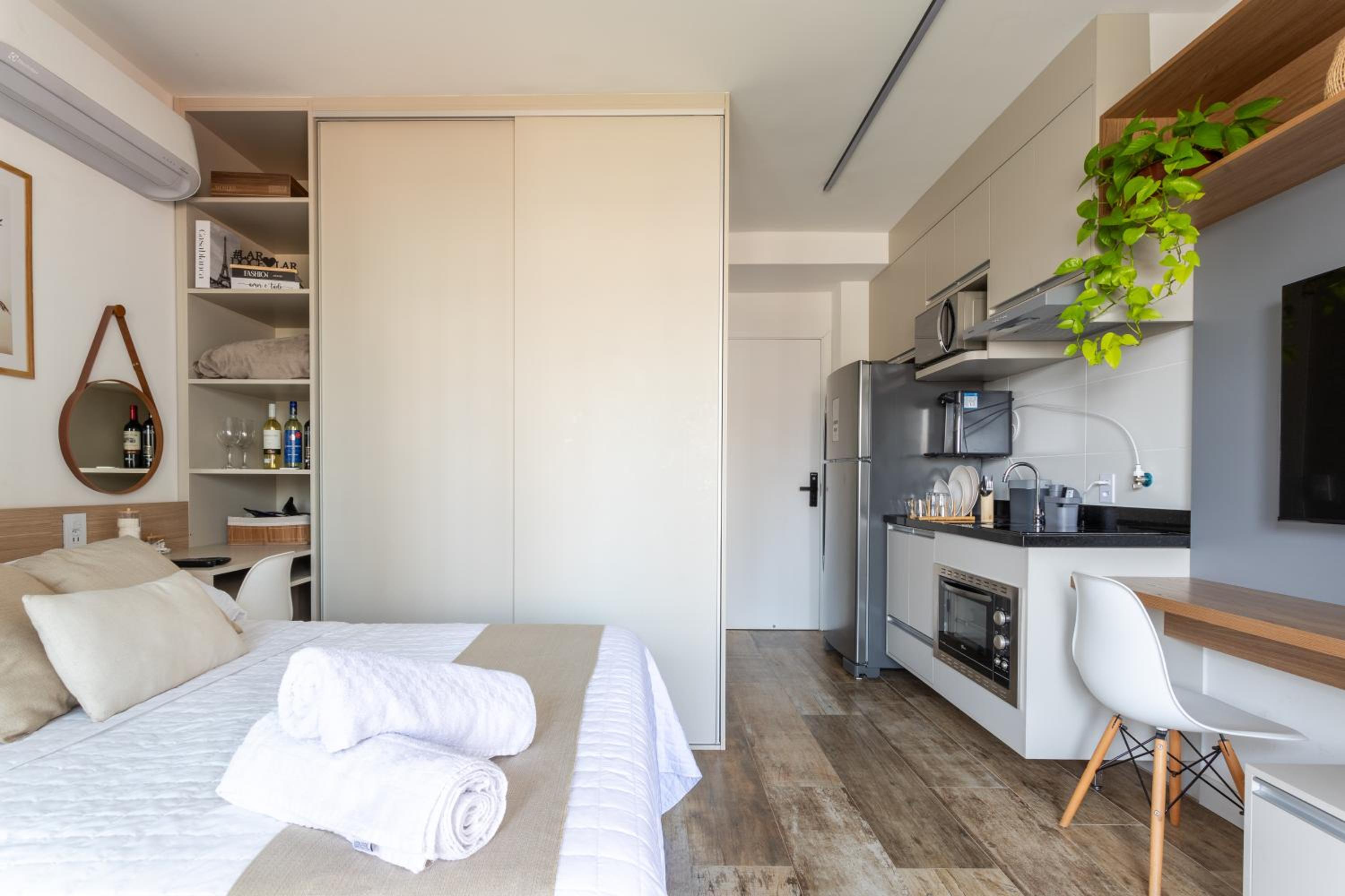AP 508 Wonder · Studio Aconchego | Pool, Sauna, Rooftop.