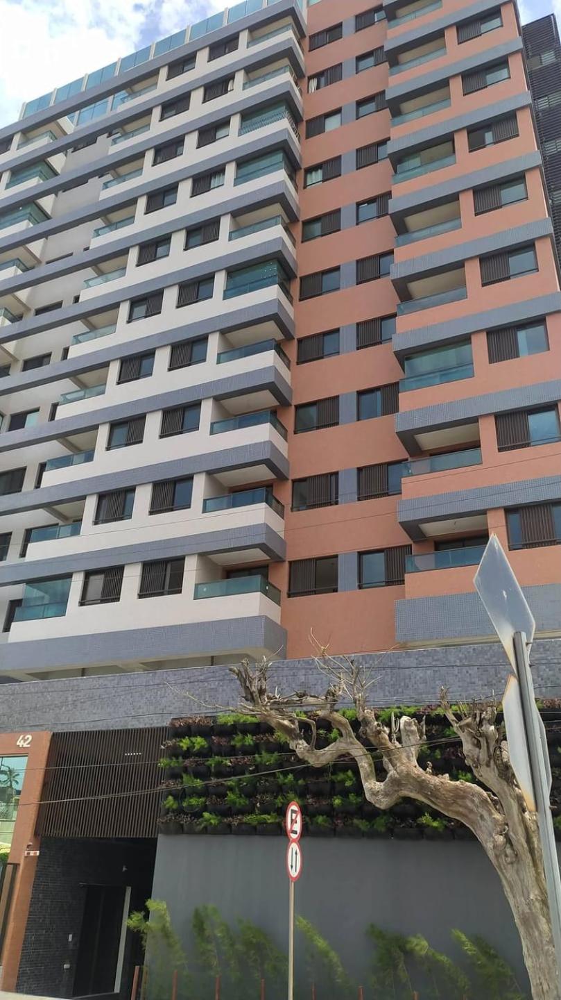 Apartamento Quarto e Sala, varanda, vista mar com infraestrutura