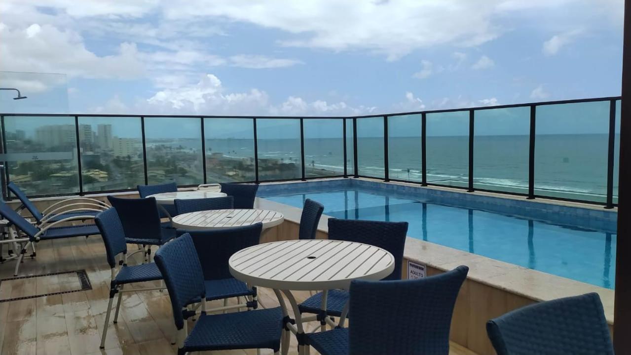 Apartamento Quarto e Sala, varanda, vista mar com infraestrutura