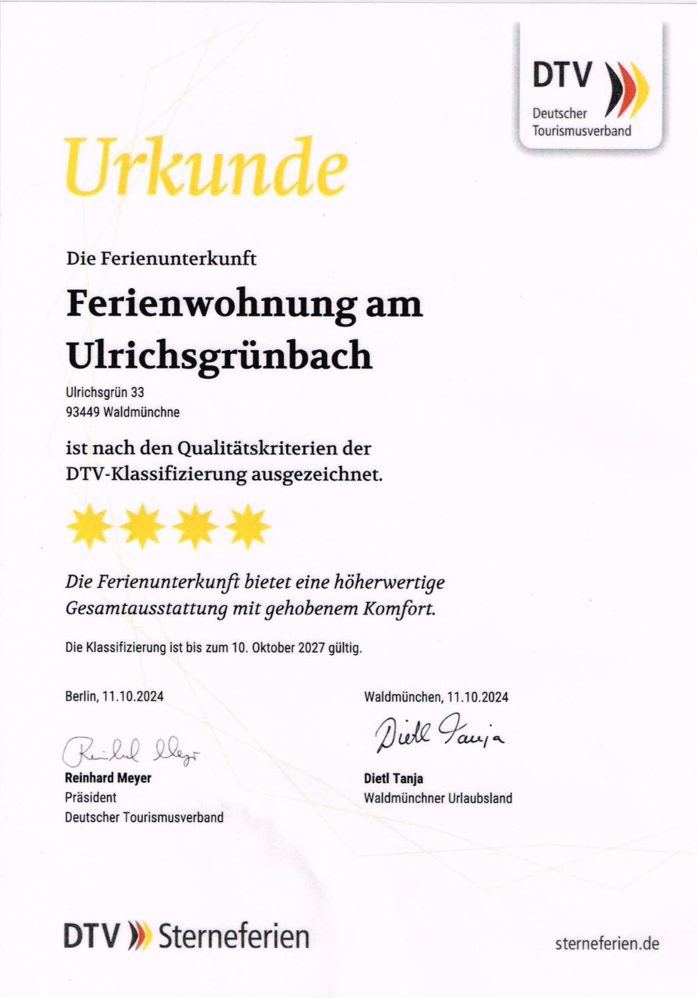 Ferienwohnung am Ulrichsgrünbach