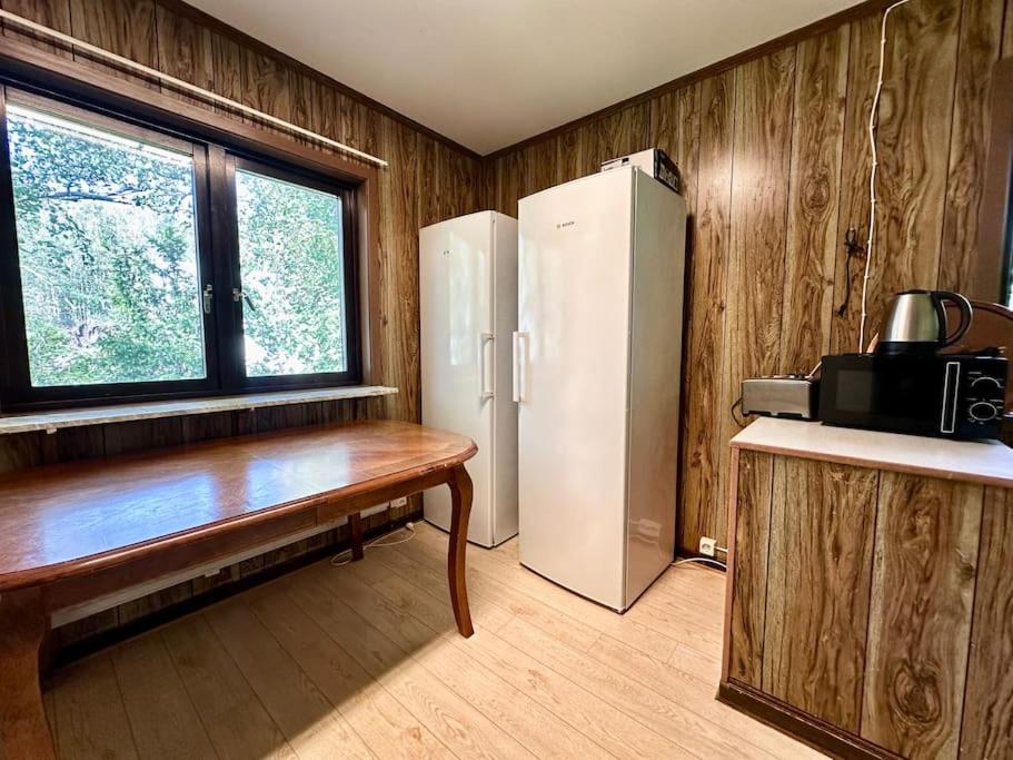 The Volvo house for workers with free parking