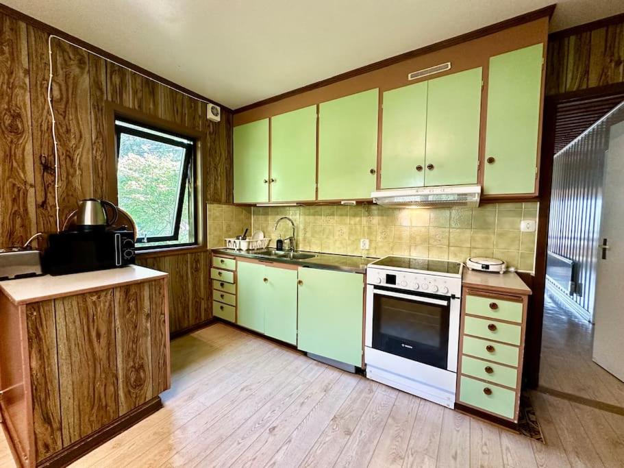 The Volvo house for workers with free parking