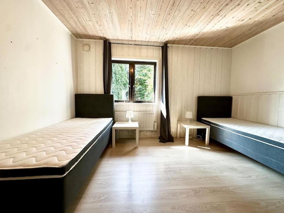 The Volvo house for workers with free parking
