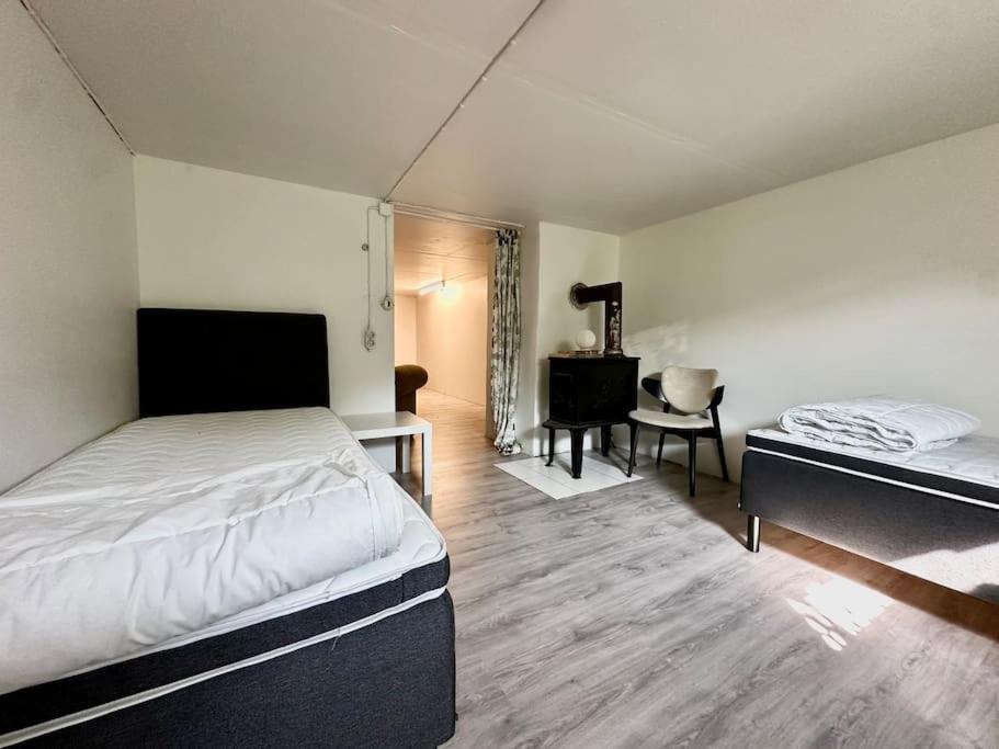 The Volvo house for workers with free parking