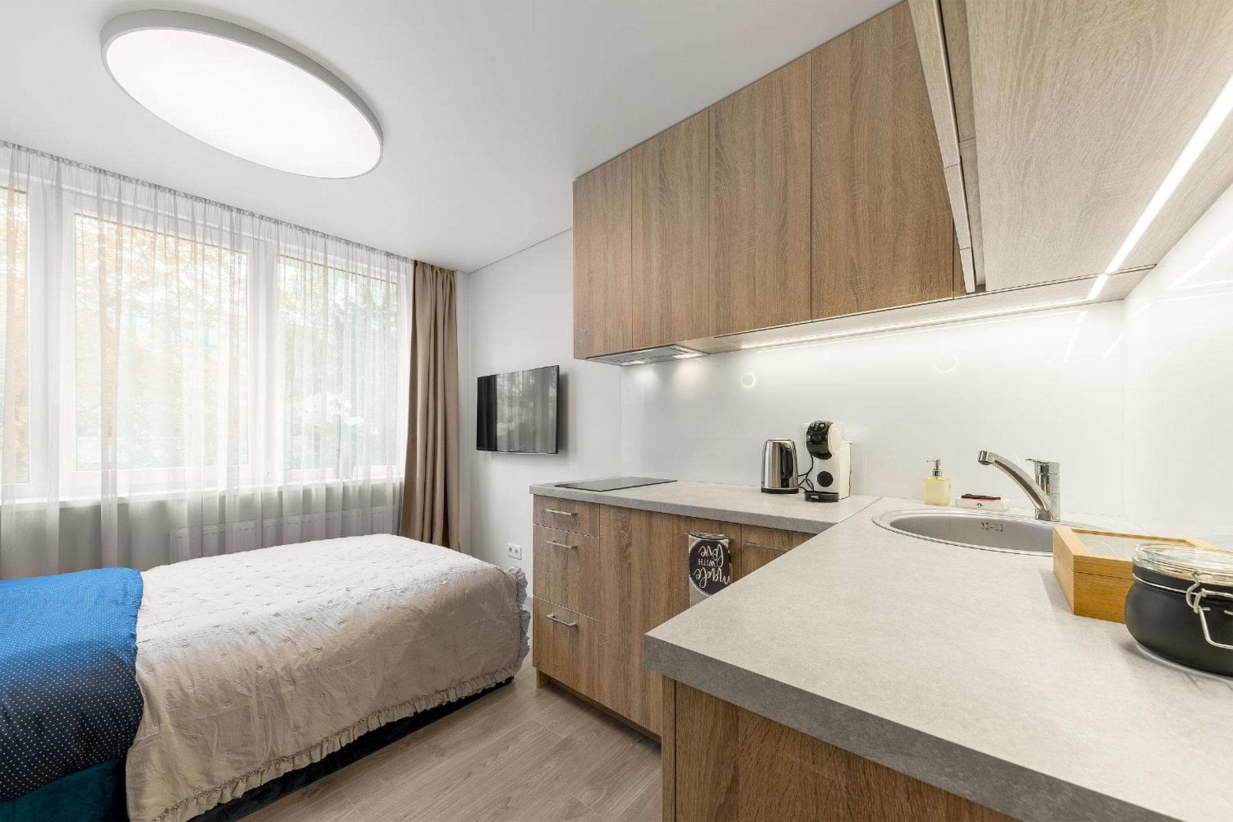 Cozy riverside apartment view 2