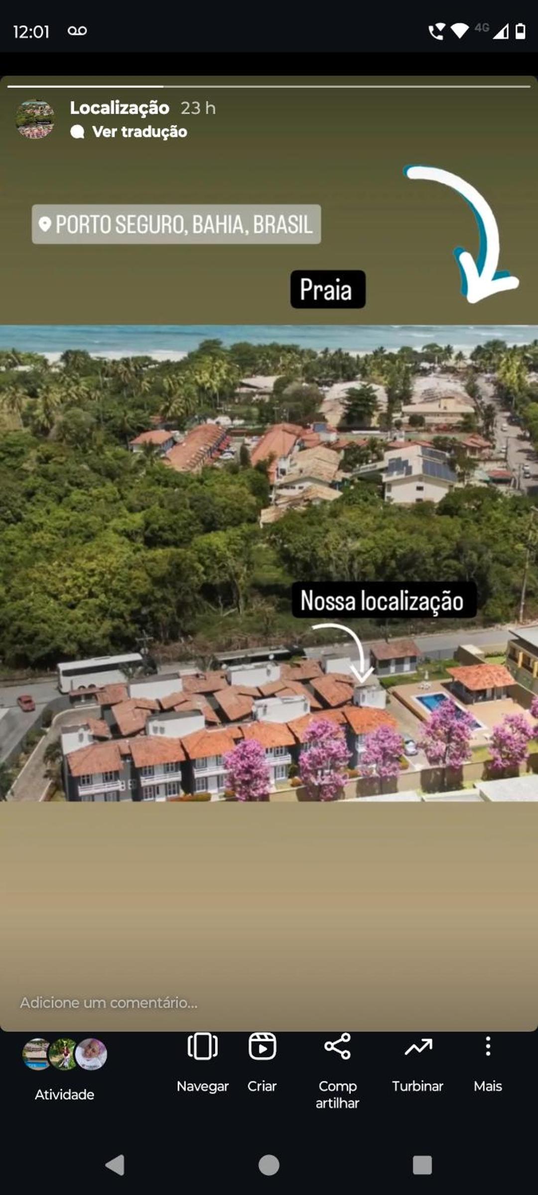 Apartamento 3 quartos Duplex na Praia Taperapuan, 400 metros da praia