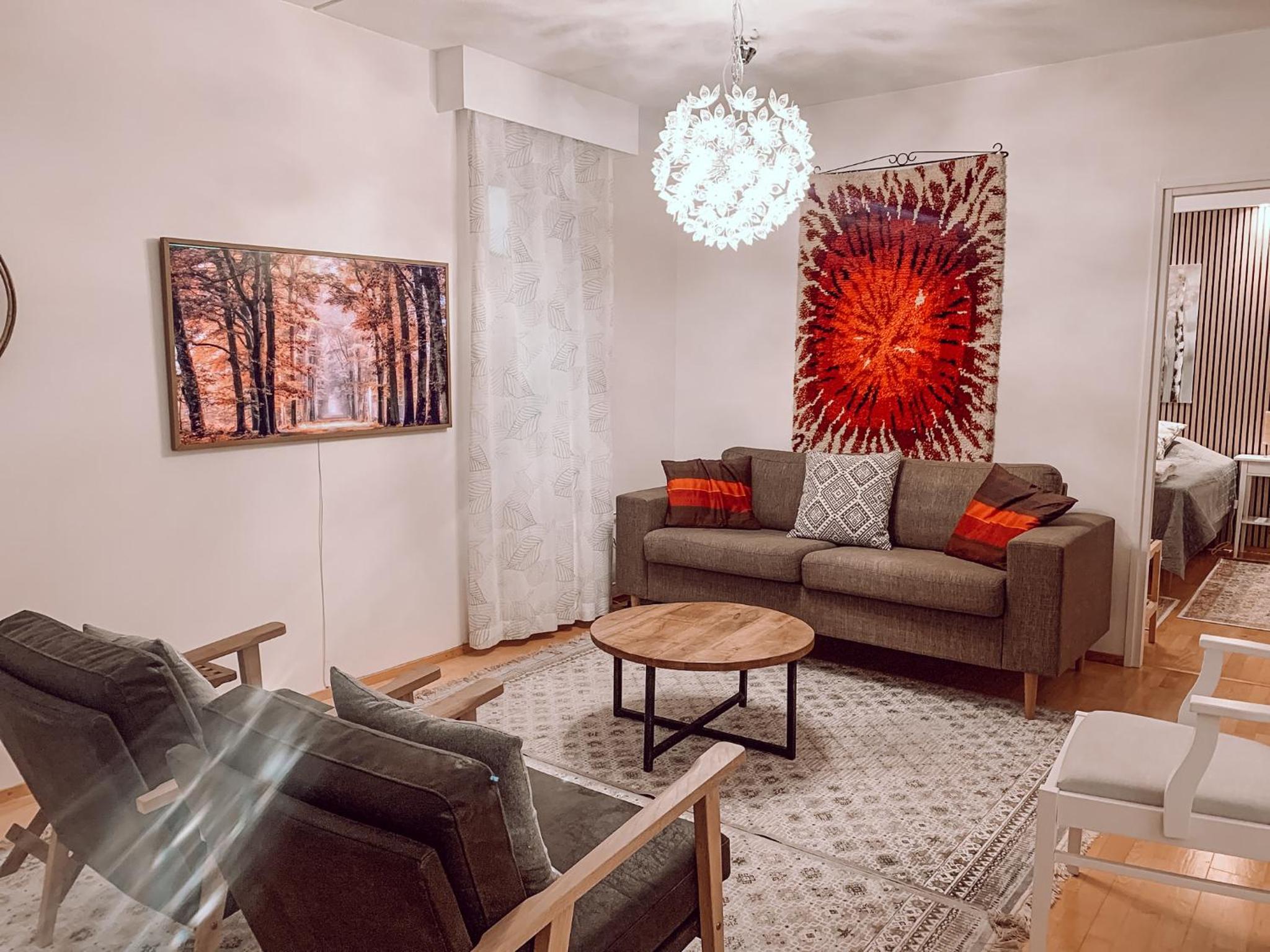 Top-Floor City Escape with Sauna & Balcony in Central Rovaniemi view 3