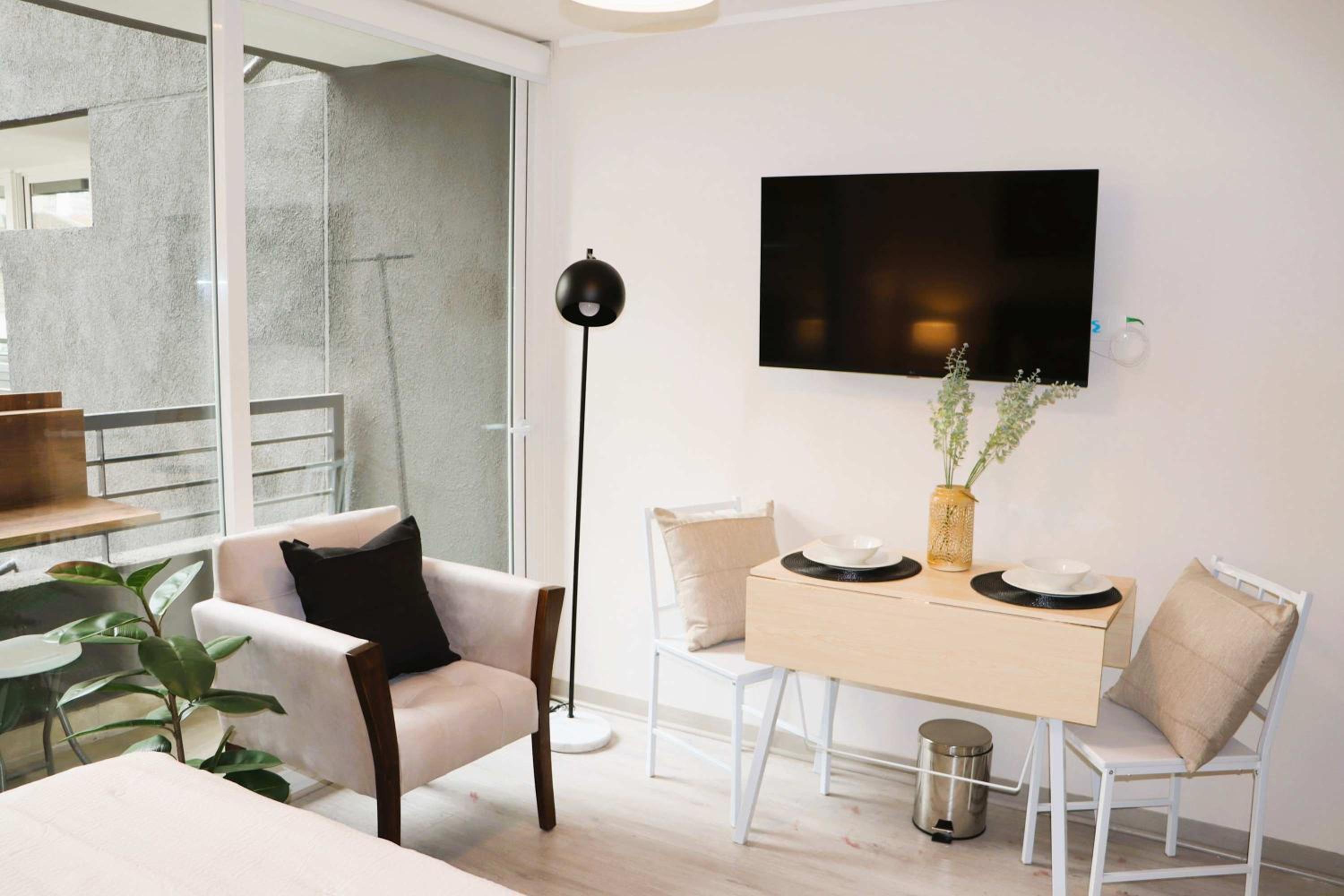 HOM I Luminoso y Acogedor Studio 2PAX en Santiago