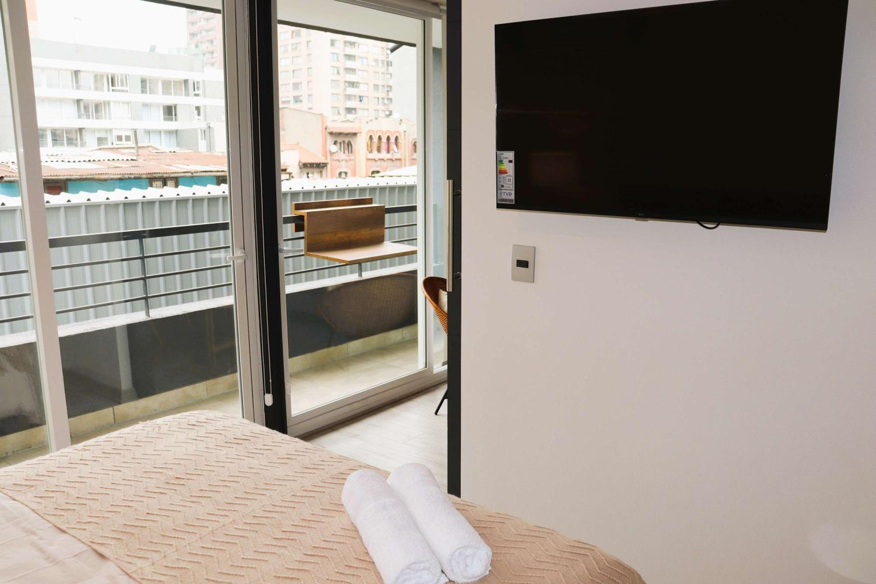 HOM I Nuevo y Comodo Depto 1D1B 2PAX Santiago