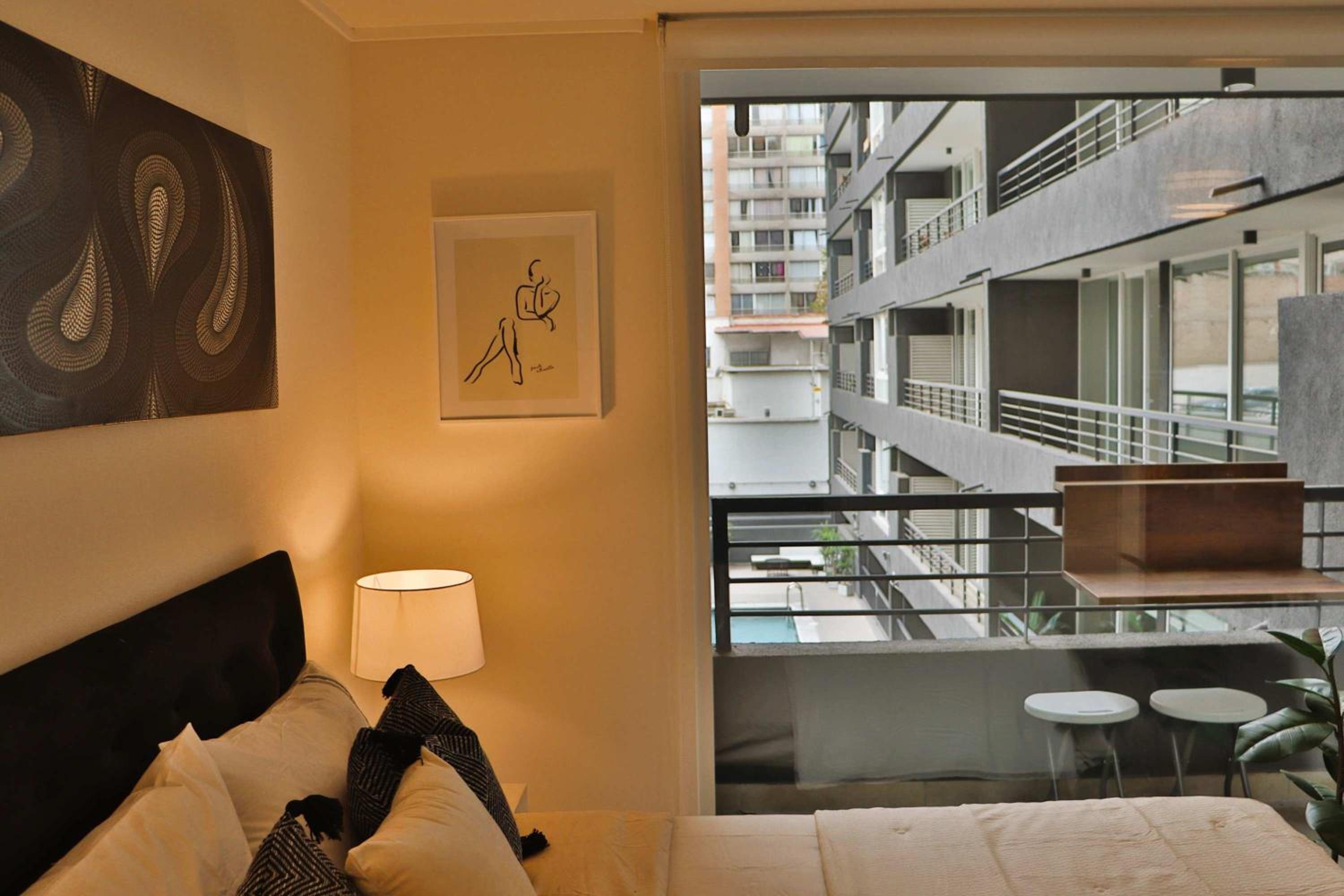 HOM I Luminoso y Acogedor Studio 2PAX en Santiago