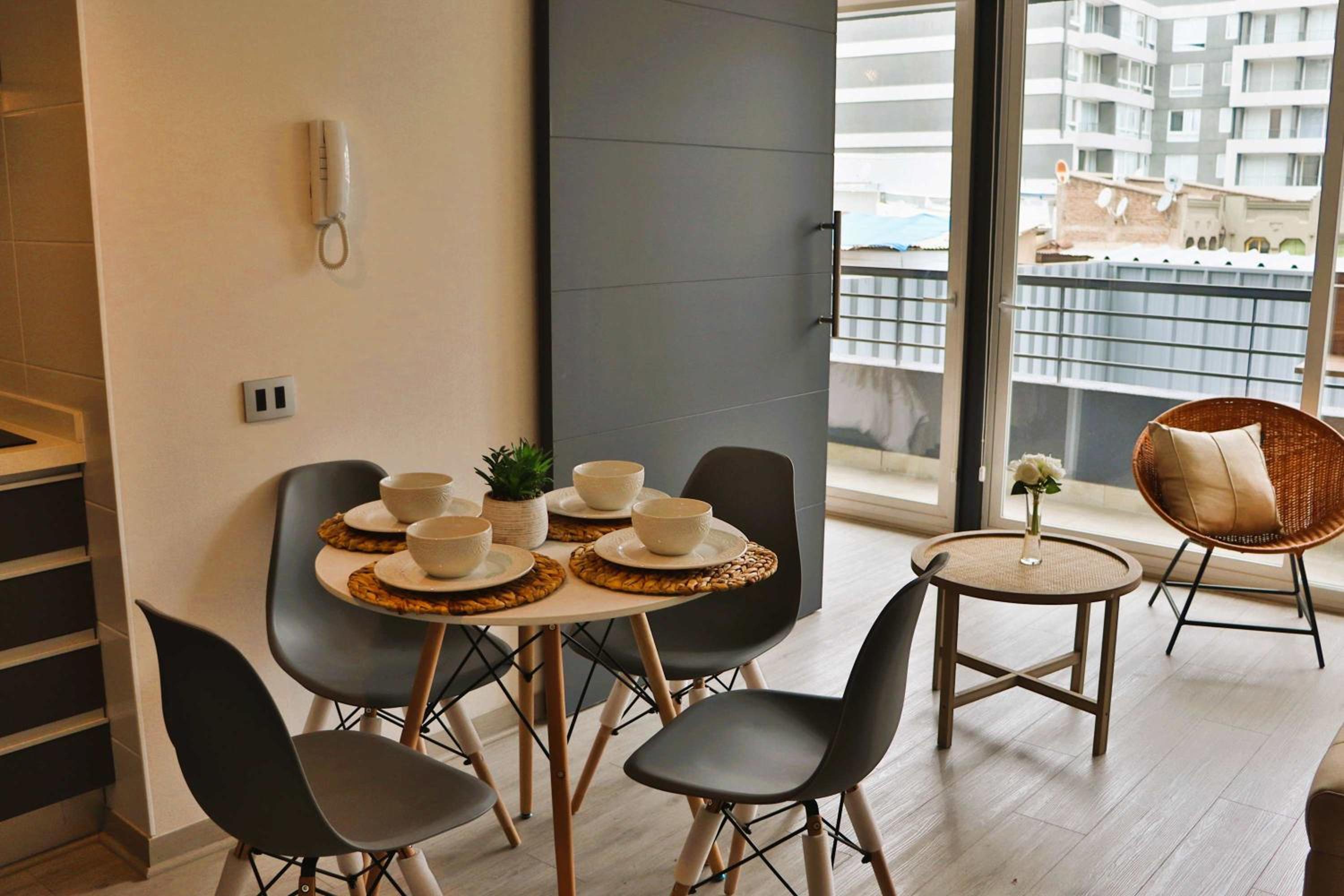 HOM I Nuevo y Comodo Depto 1D1B 2PAX Santiago
