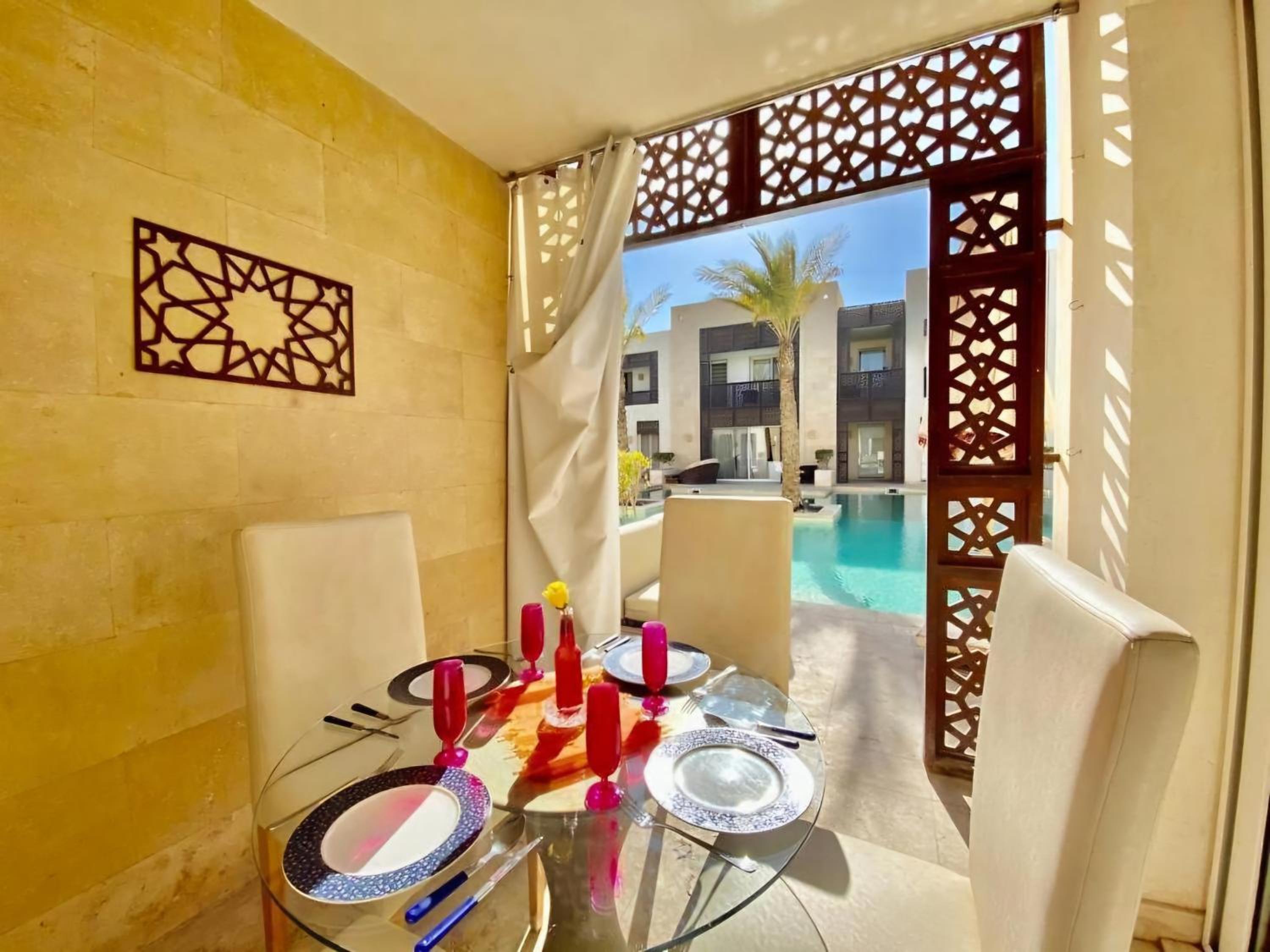 Amazing Pool View Apartment in Scarab Club El Gouna