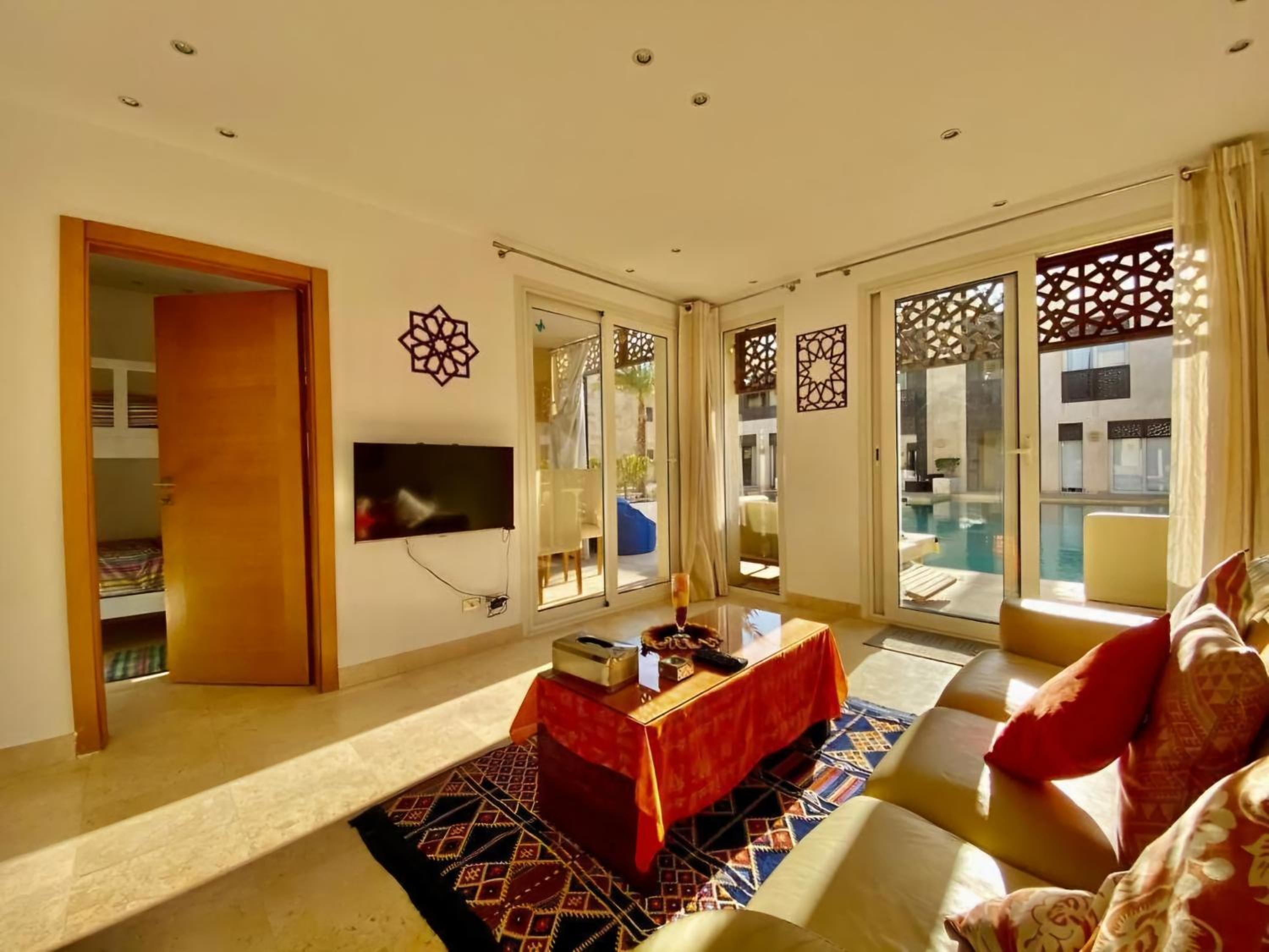 Amazing Pool View Apartment in Scarab Club El Gouna
