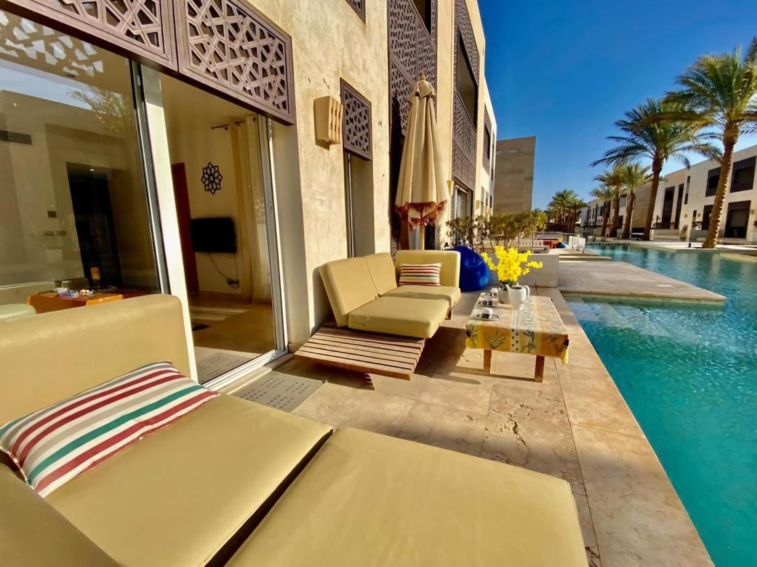 Amazing Pool View Apartment in Scarab Club El Gouna