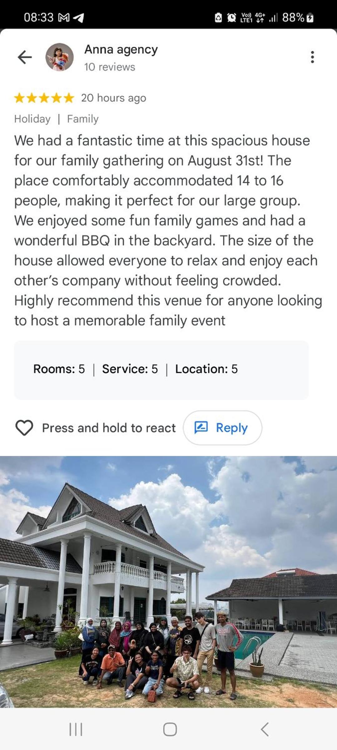 Private TTDI Villa Pool & BBQ, Pingpong table, 6BR, Sleeps 25pax and family friendly