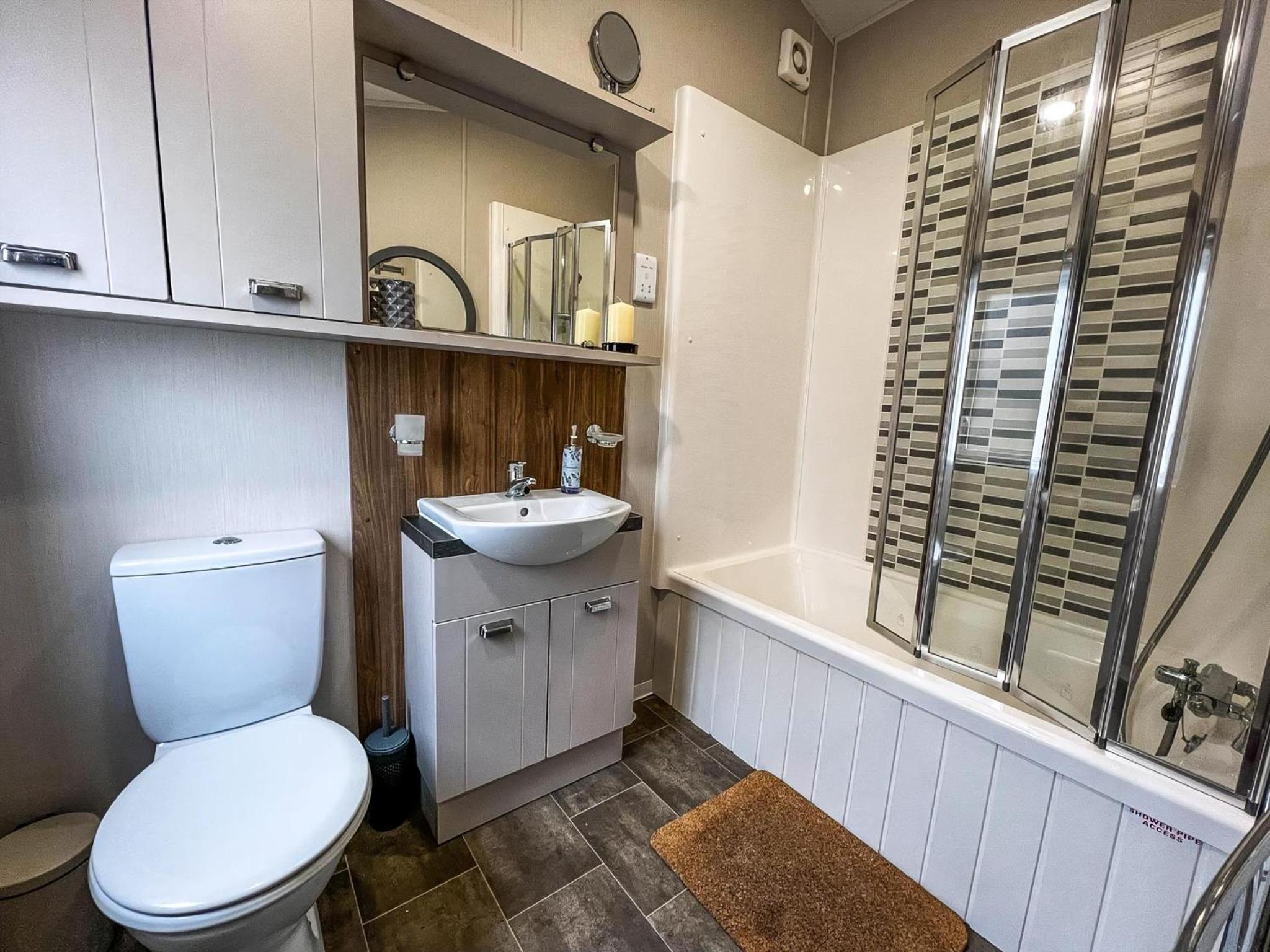 Beautiful Caravan With Decking At Azure Seas Ref 32060Az