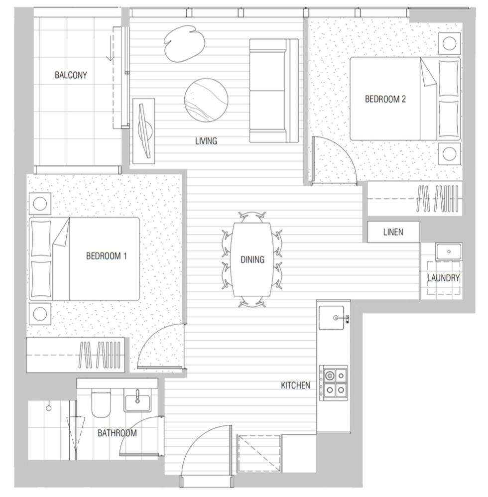 15D City View near Yara River with Free Parking, TramStop