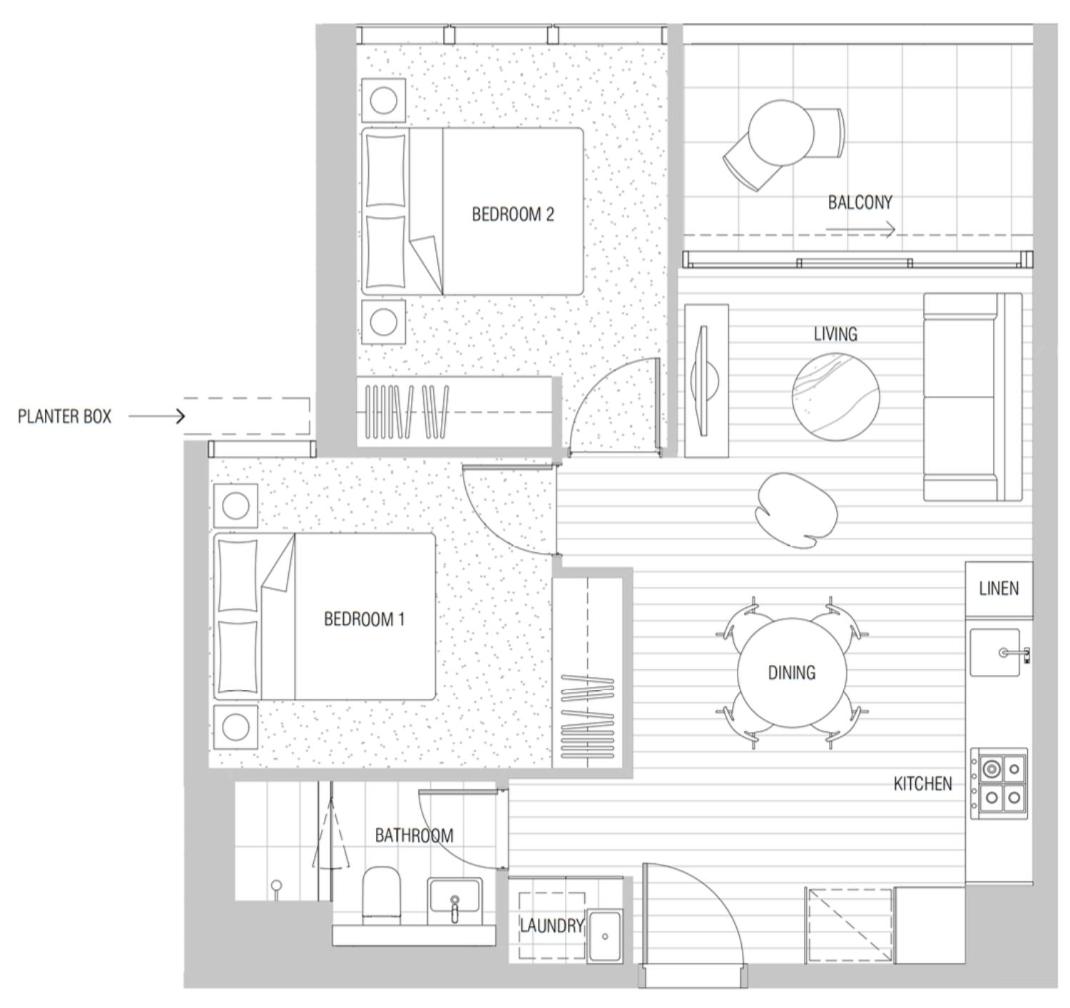 914D Lovely 2Bedrooms Abnb Apt city view near Yara river with Free Parking