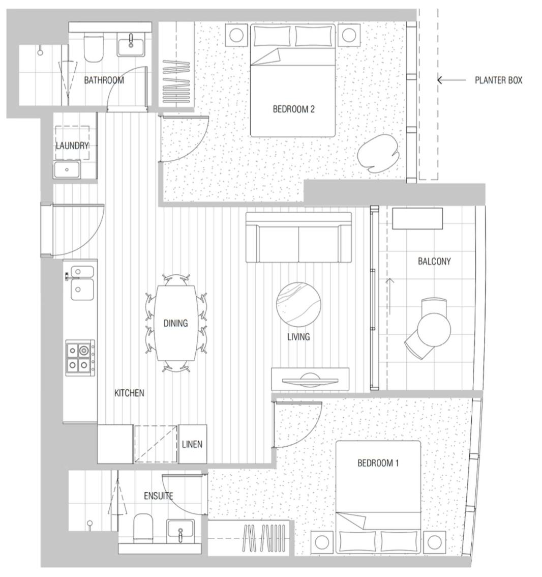 04D Homely 2 bedroom near Crown Yara river with Free Parking