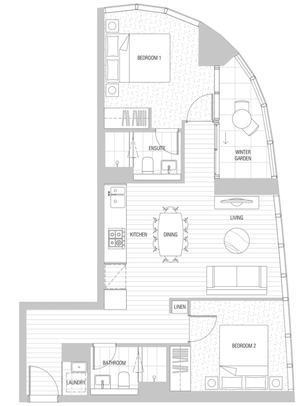 62D Fully Equipped 2BR Abnb Property, Perfect for a Local Experience in Melbourne with Free Parking