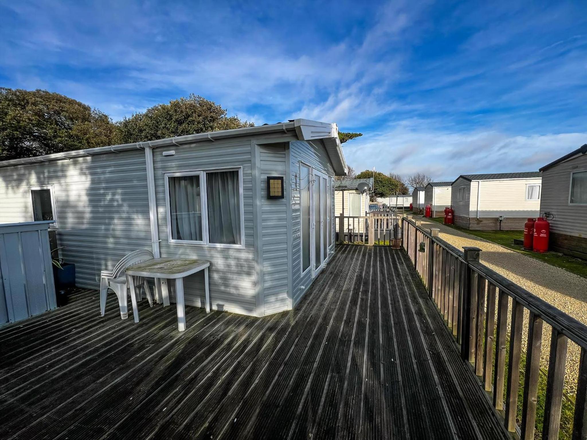 Beautiful Caravan With Decking At Azure Seas Ref 32060Az