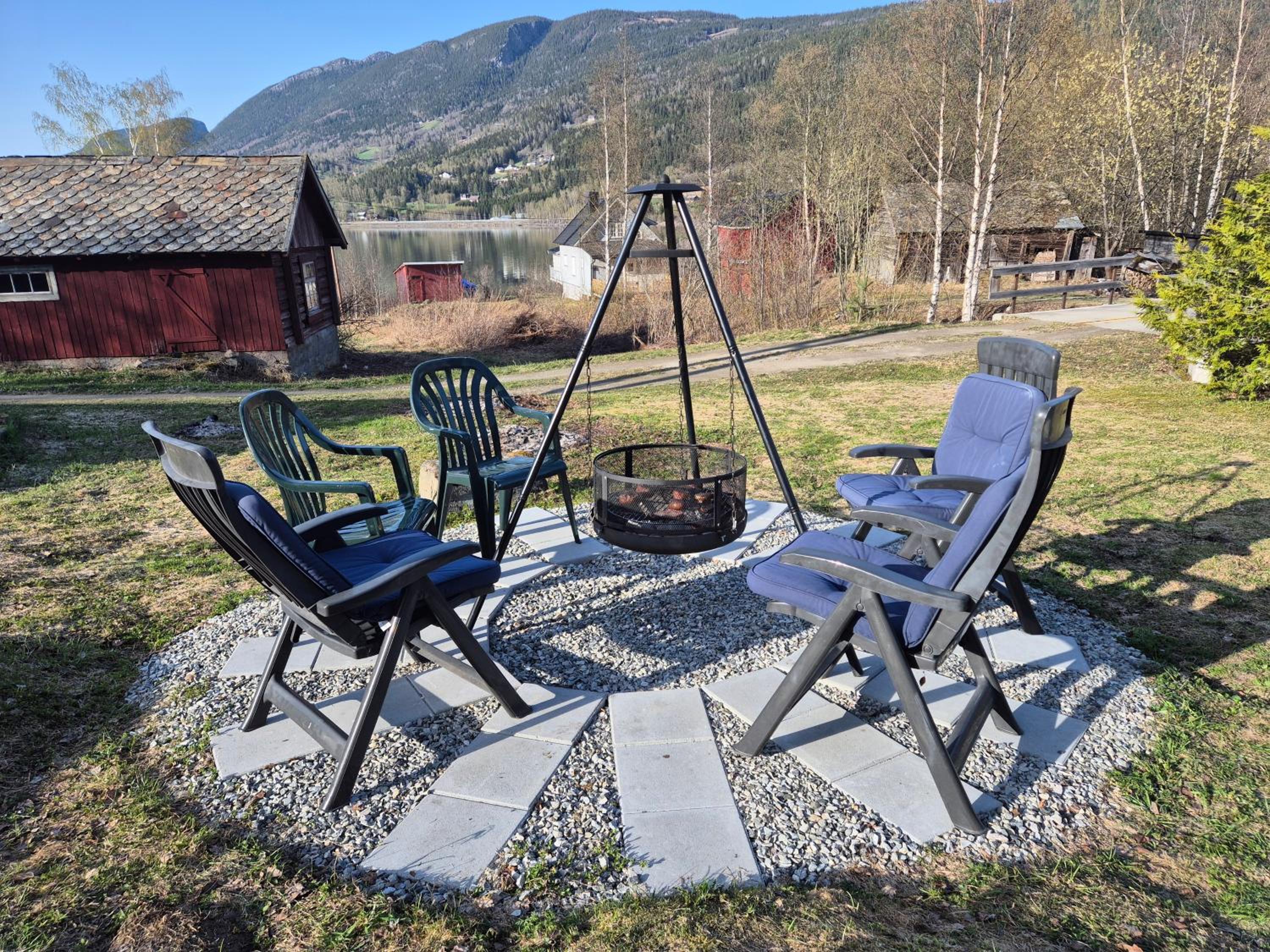 Hytte med fin natur