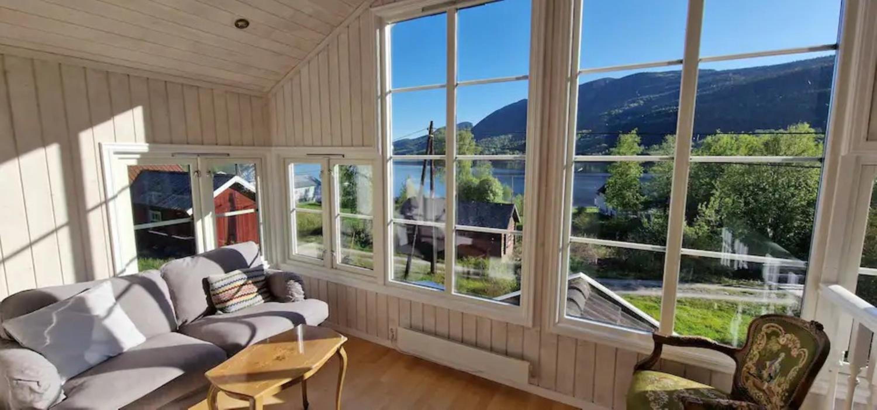 Hytte med fin natur