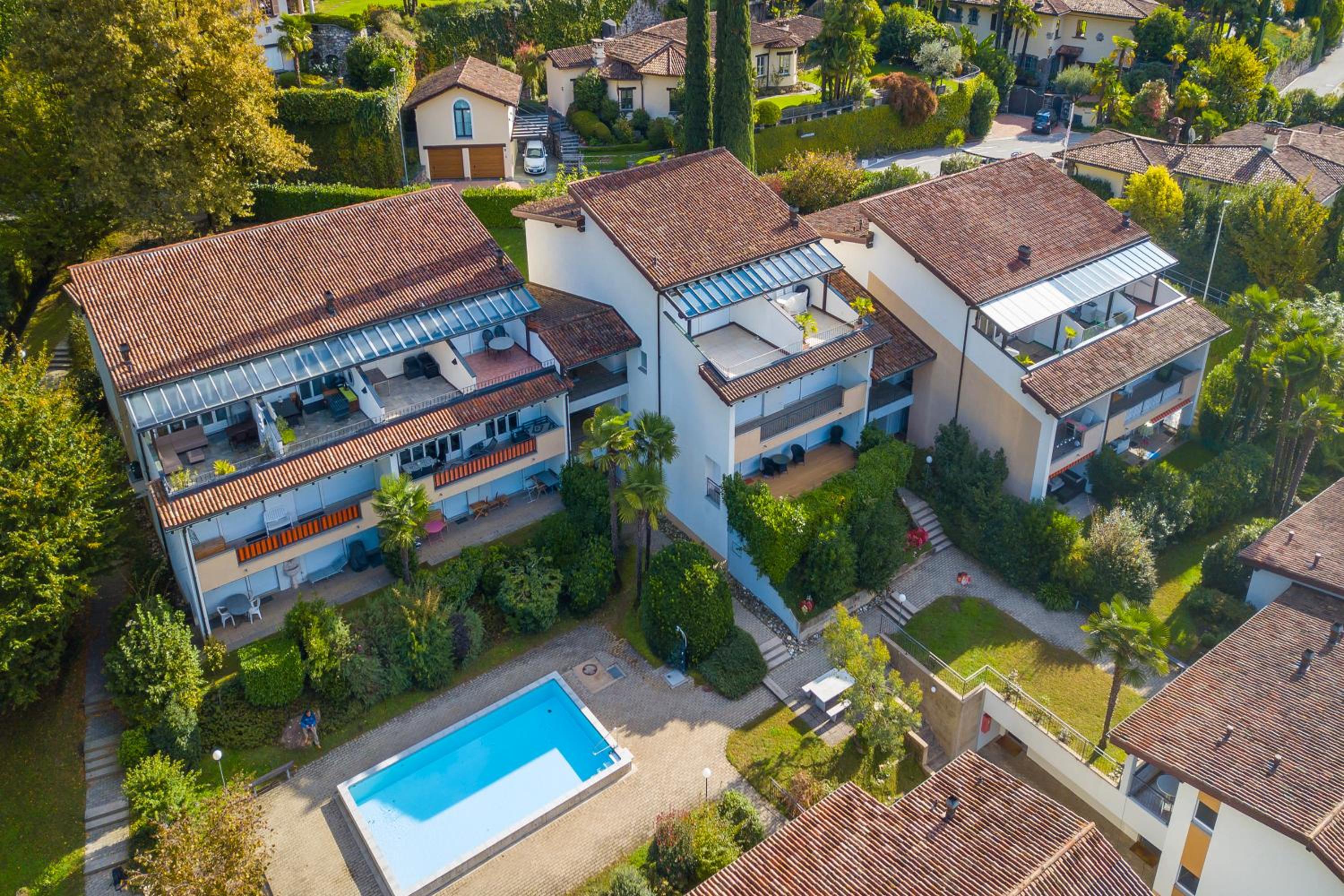 Miralago Lakeview Morcote With Pool - Happy Rentals