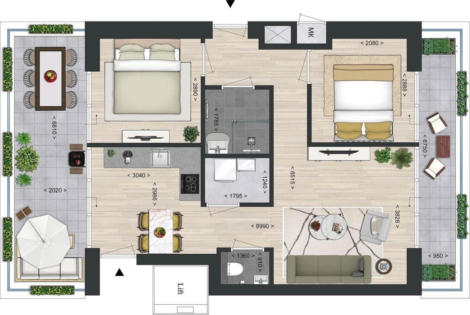 Vakantiewoning aan het water - met 2 balkons - Vista Maris - Nr 52 view 4