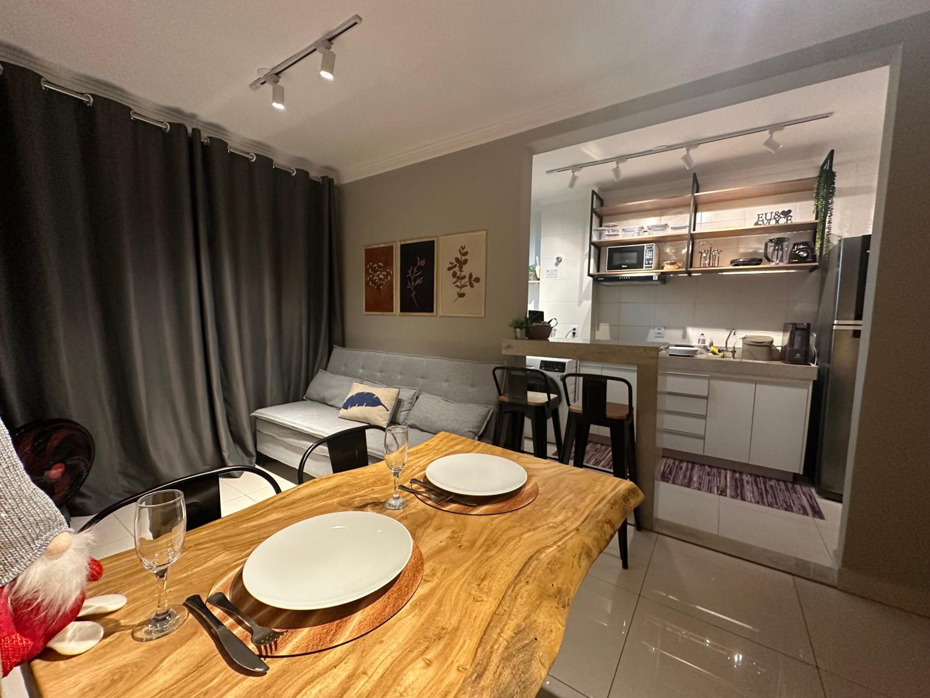 Flats Praia Uberlandia - Apt próximo ao Praia Clube - Area de lazer com Portaria 24 horas, piscina, academia, brinquedoteca, churrasqueira e áreas verdes p