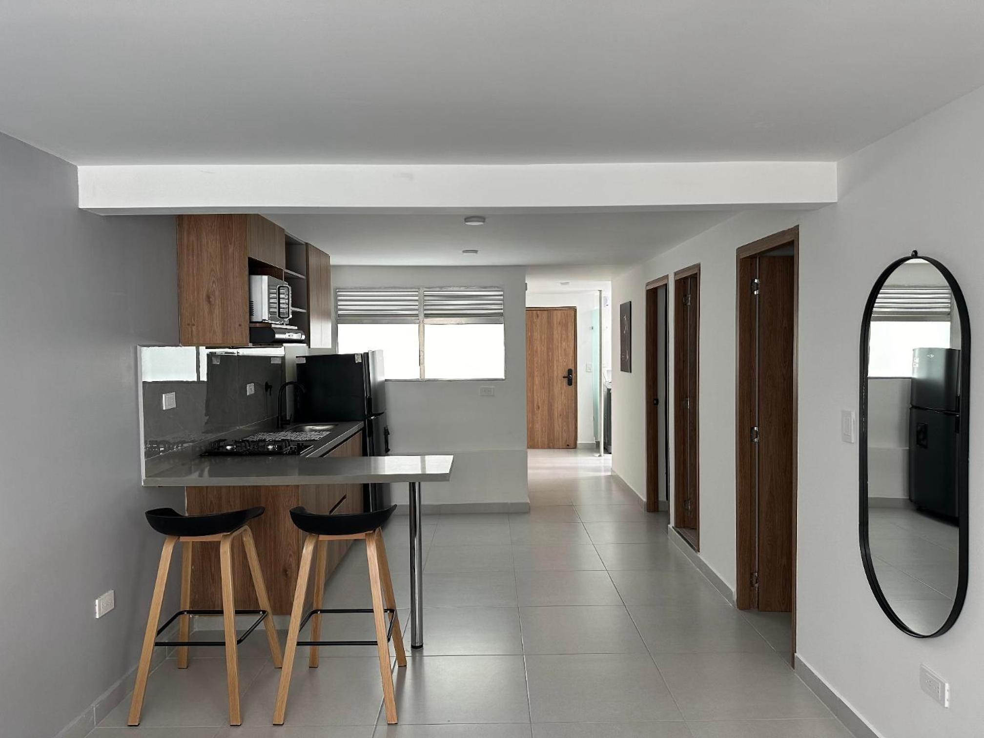 Modernos apartamentos cerca al Poblado
