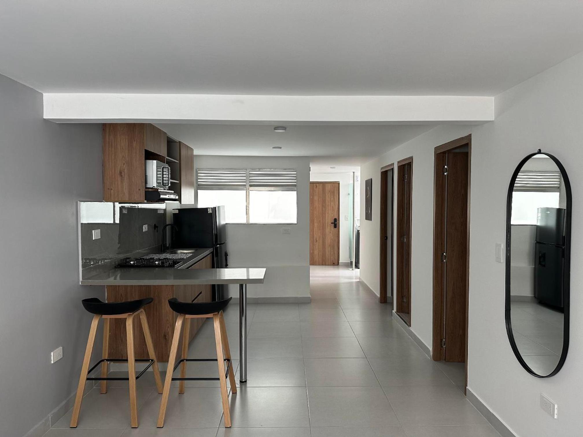 Modernos apartamentos cerca al Poblado