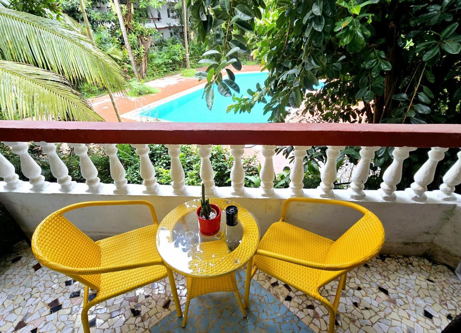 Salaam Namaste Arpora- Pool View