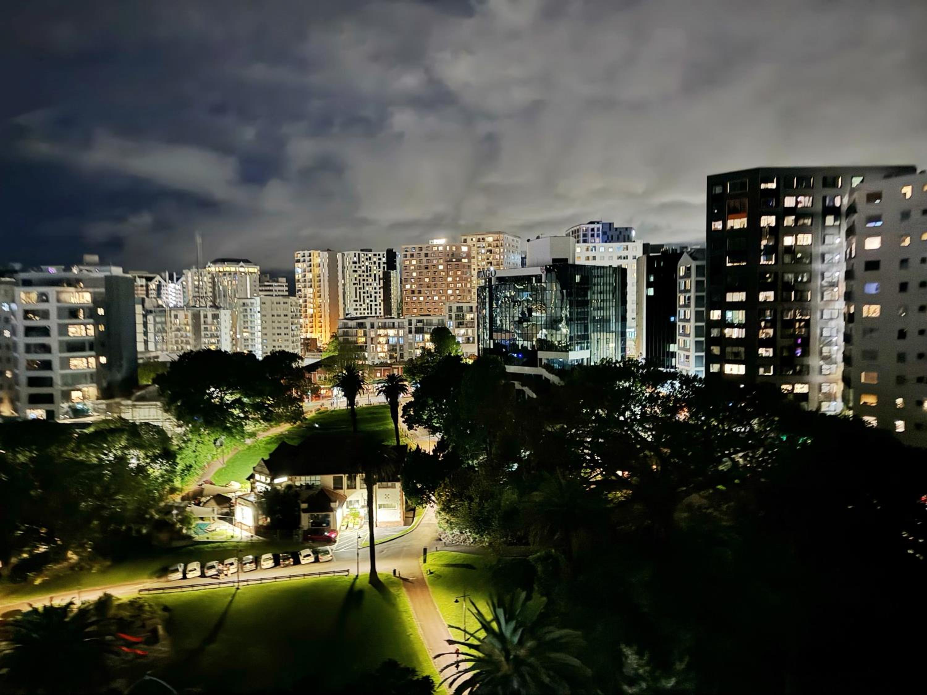 Free carpark, balcony with park views, pool and spa view 5