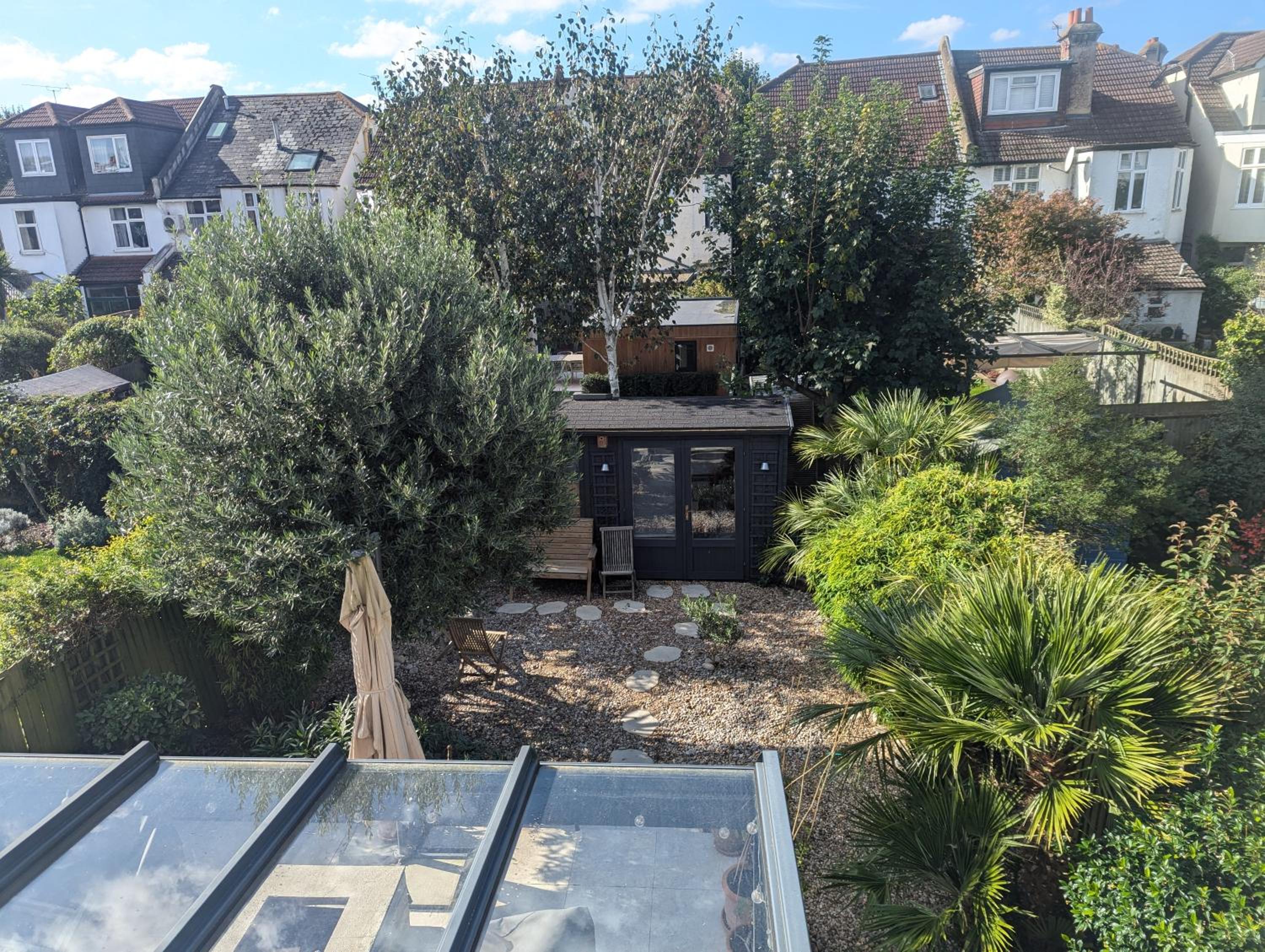 outdoor bbq area