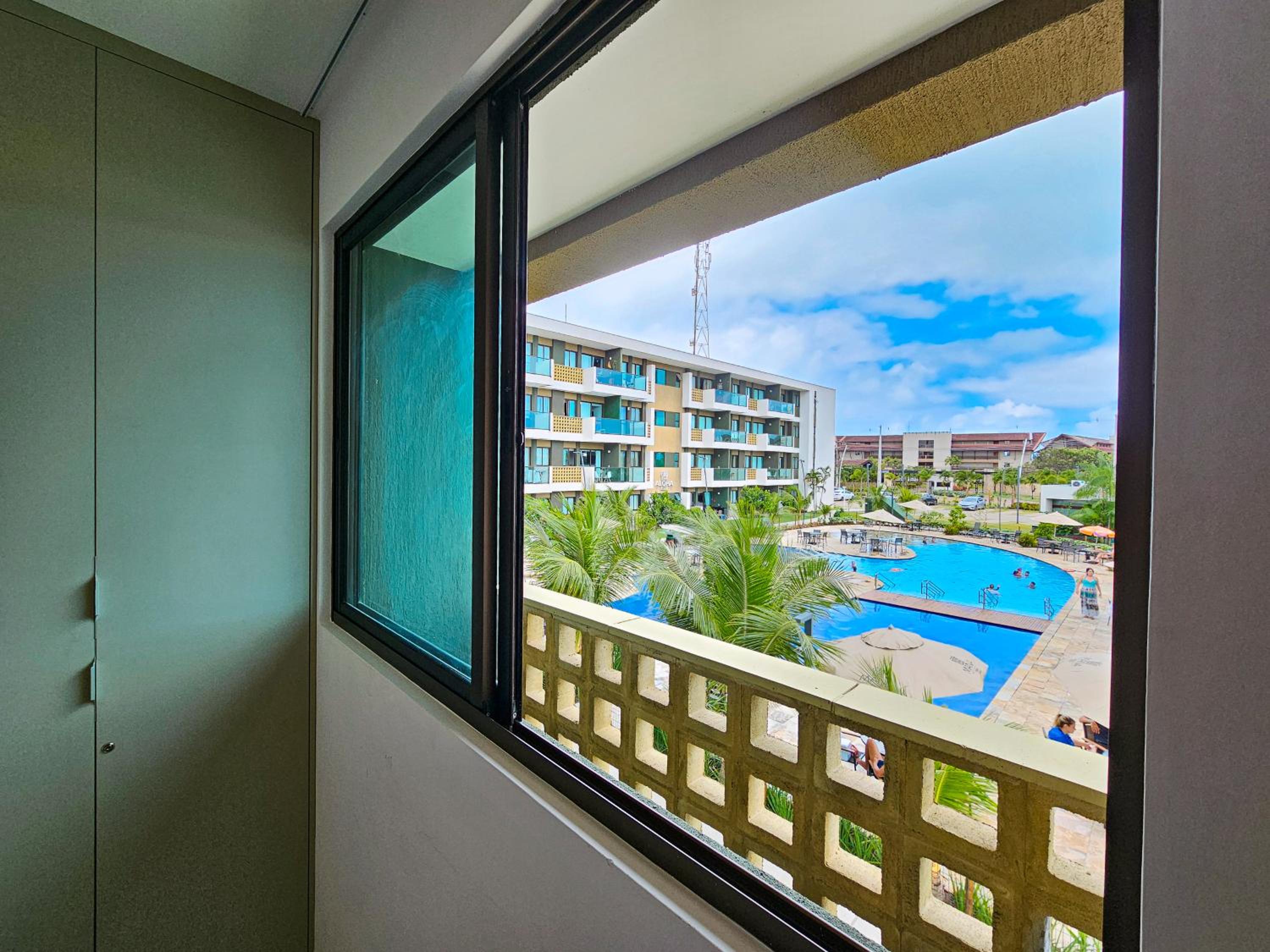 Mana Beach Top - Vista Piscina, 2Qts, Poucos Metros da Praia-Muro Alto