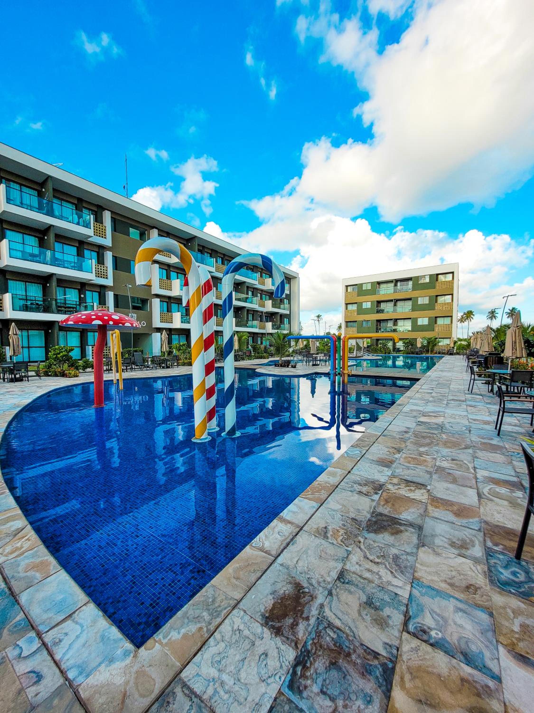 Mana Beach Top - Vista Piscina, 2Qts, Poucos Metros da Praia-Muro Alto