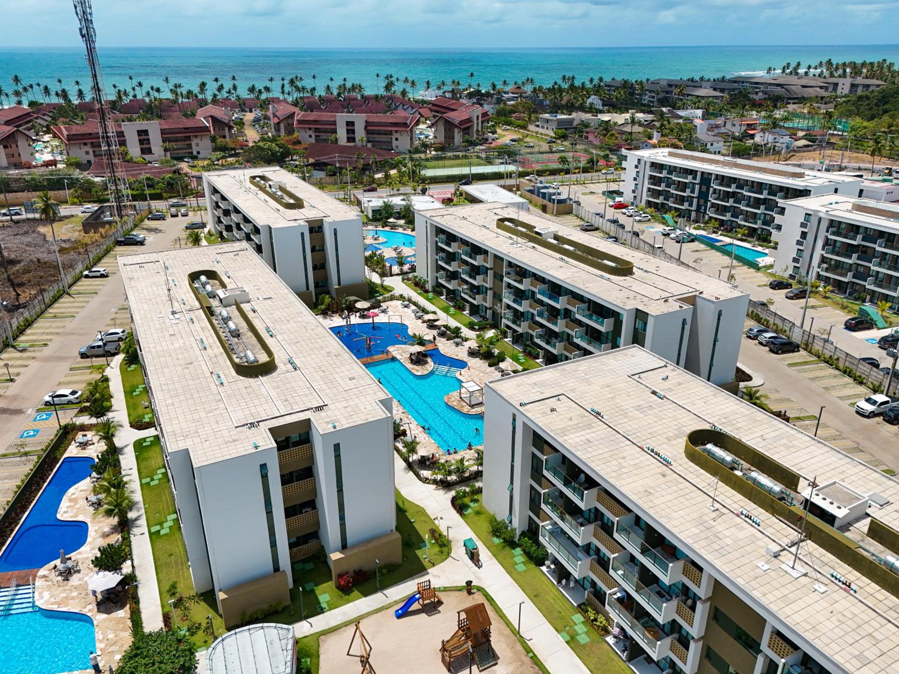 Mana Beach Top - Vista Piscina, 2Qts, Poucos Metros da Praia-Muro Alto